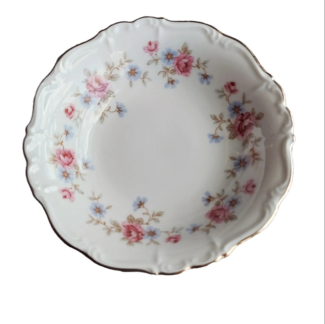 Edelstein Florence Fruit Bowl 5 3/8″ Bavaria Maria-Theresia #21613 Germany