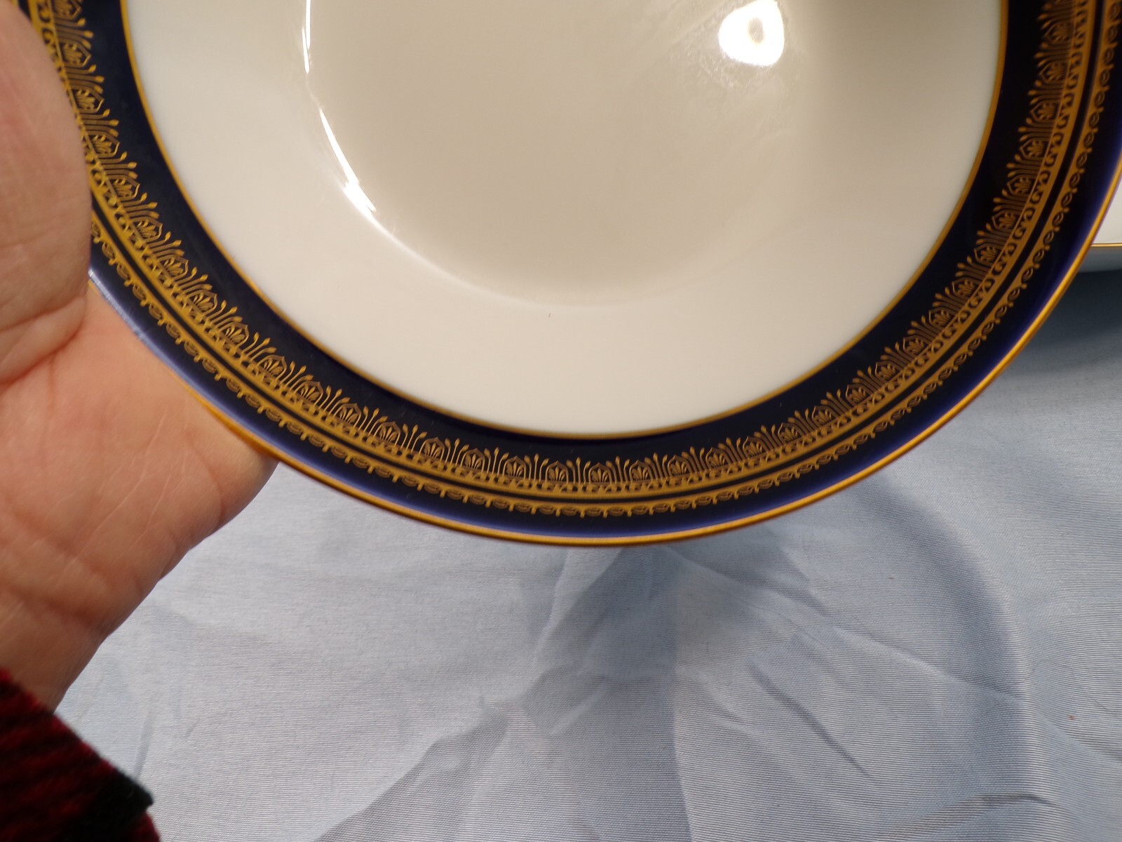 Set of 4 Noritake Legacy Vienna Pattern Coupe Soup Bowls