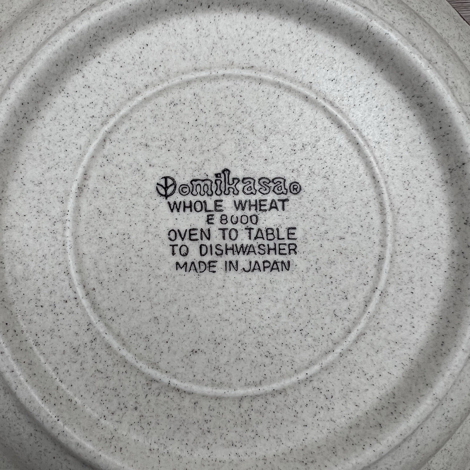 Mikasa Whole Wheat Jardiniere E8000 Salad Plates and Bowls Flioral Stoneware