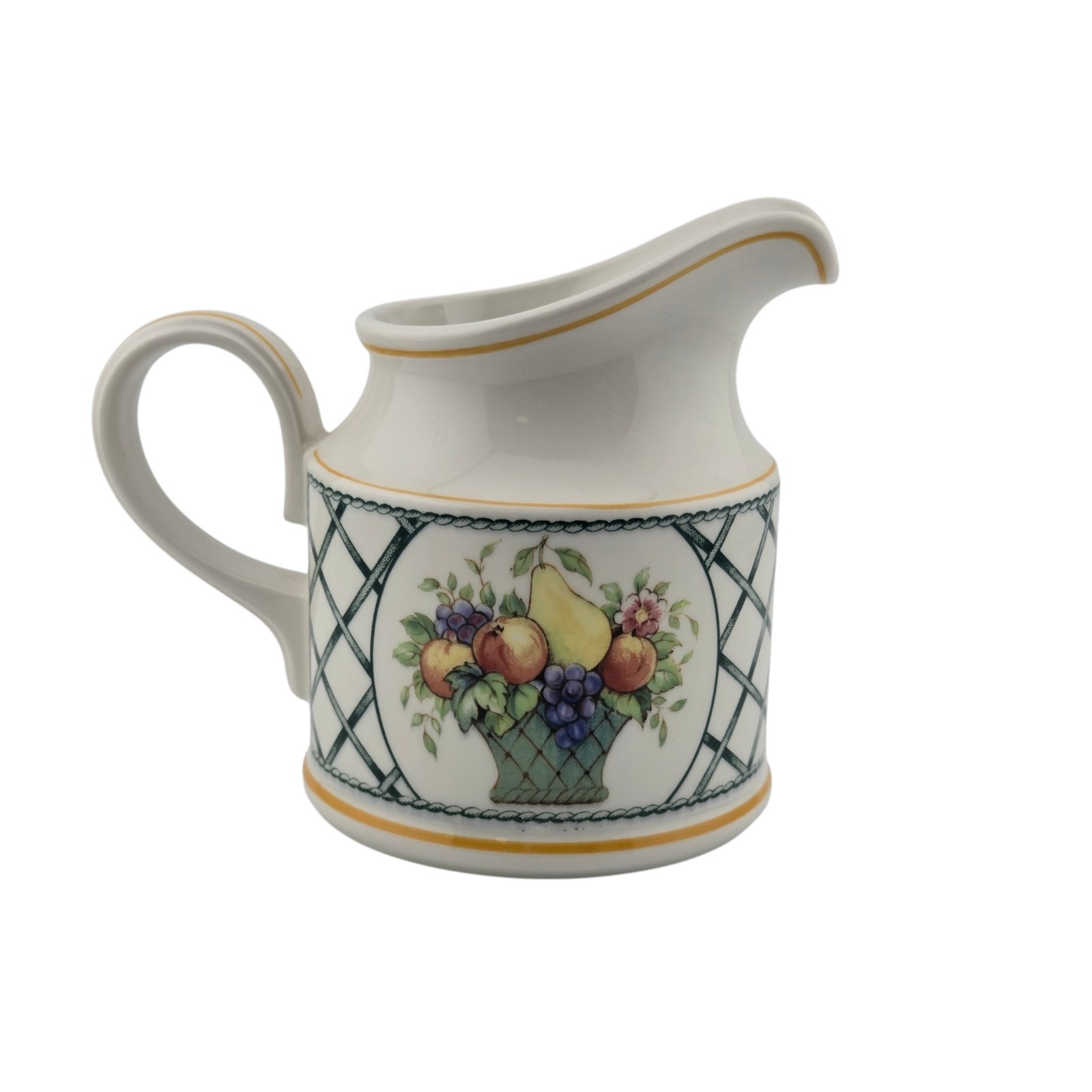 Villeroy & Boch Basket Creamer & Sugar Bowl w/ Lid Set Made in West Germany