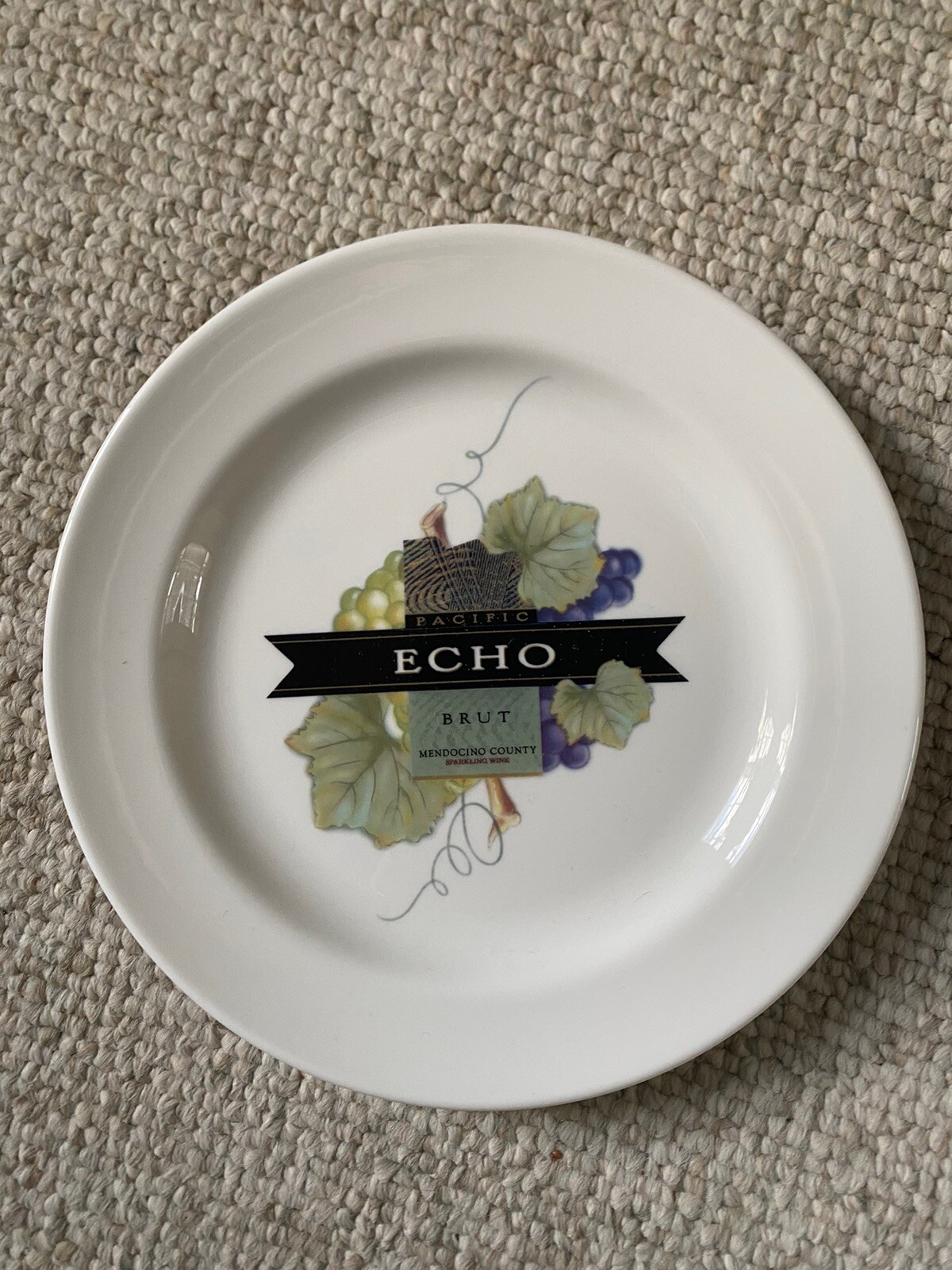 Wedgwood Grand Gourmet Wine Label Plate 8.5” Vintage Collection 1999 Lot 4 NWT