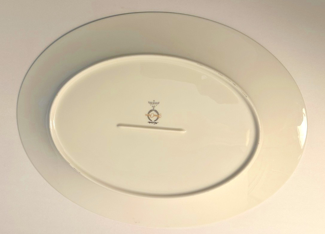 Vintage Noritake Sterling Cove 7720 Large Oval Serving Platter 15.5″ Japan