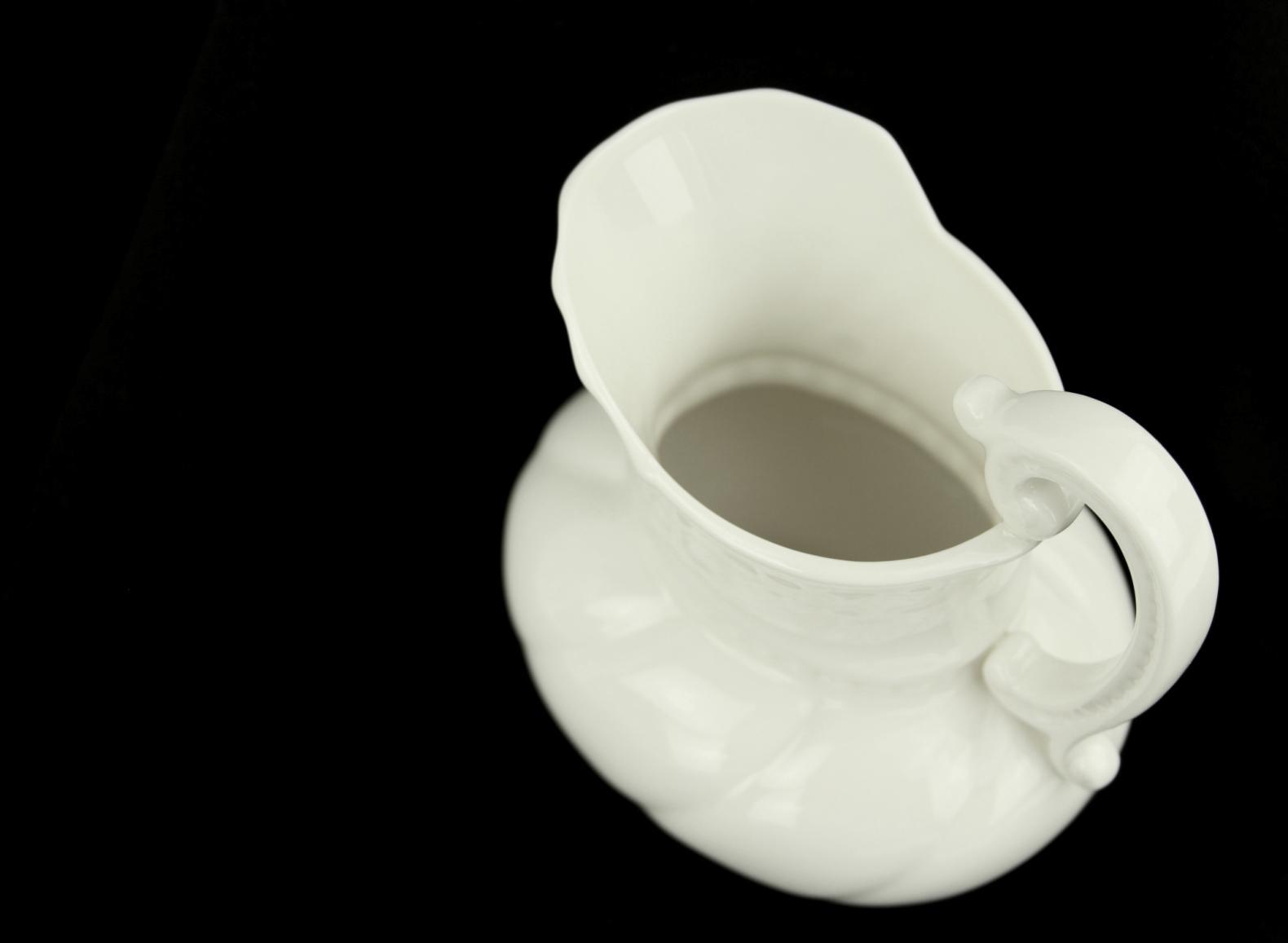 Lenox White Ivory Colonial Collection Serving Pitcher Or Jug Blue Stamp Made USA