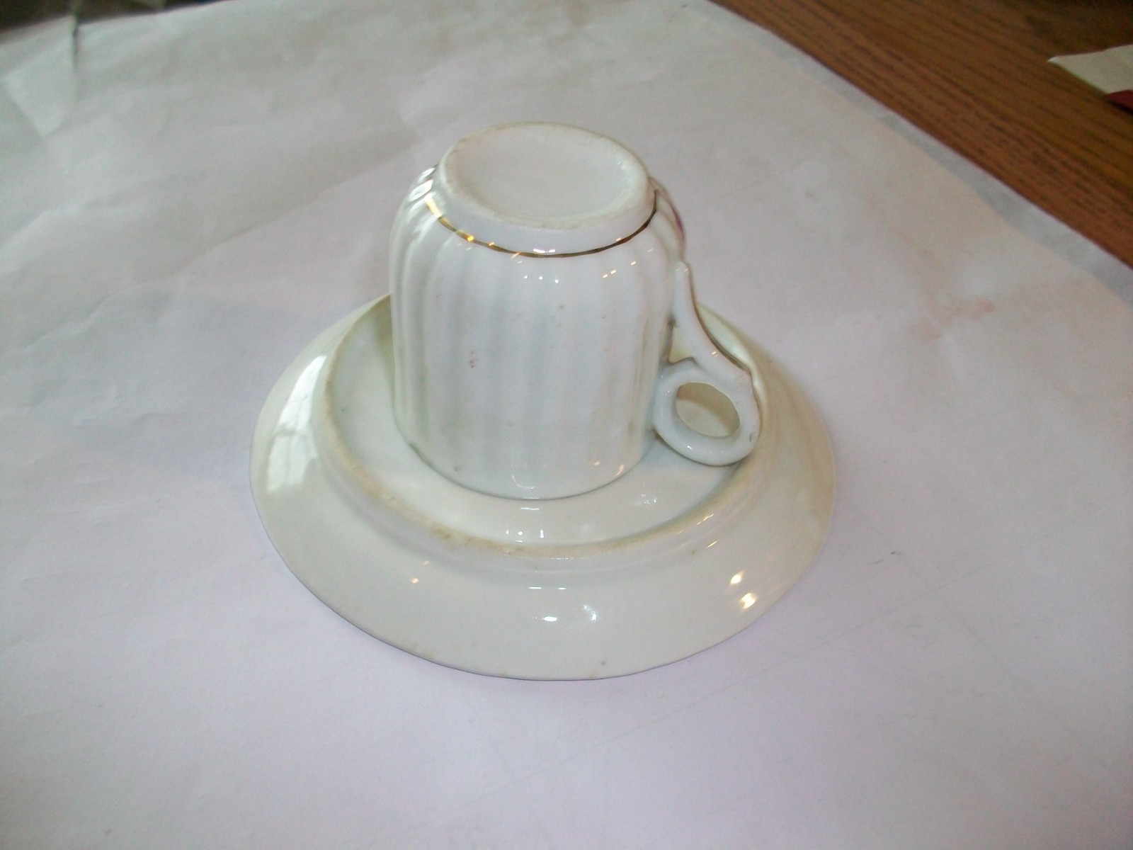 Mixed lot of 3 Porcelain Demitasse Cups & Saucers