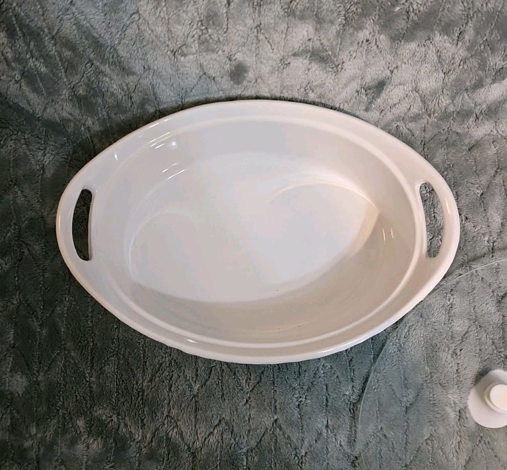VTG Corning Ware French White 2.5 Qt/2.3 L Casserole Dish Handles With Lid