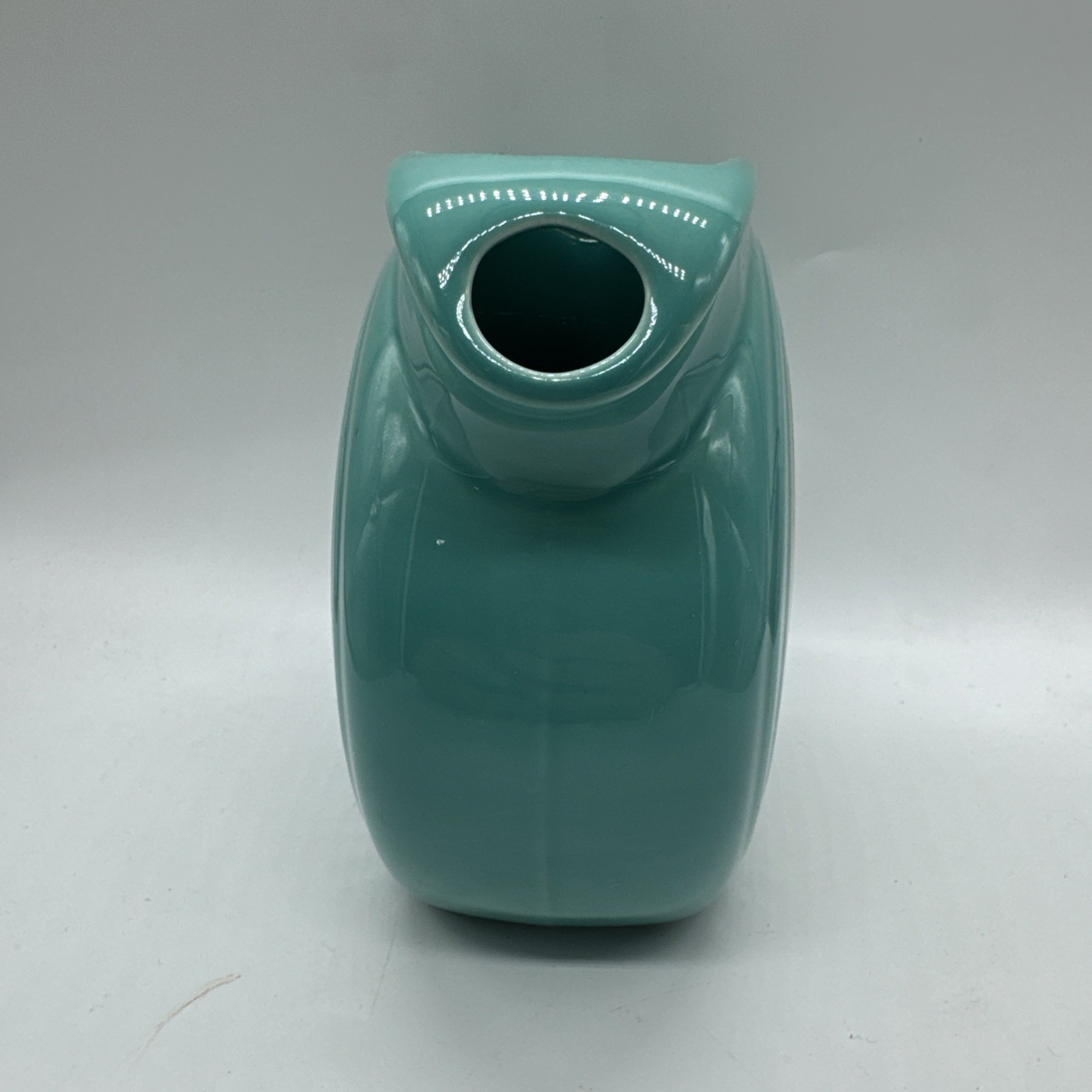 Fiesta Betty Crocker Small Disk Pitcher Dancing Lady Pristine 2004 Turquoise New