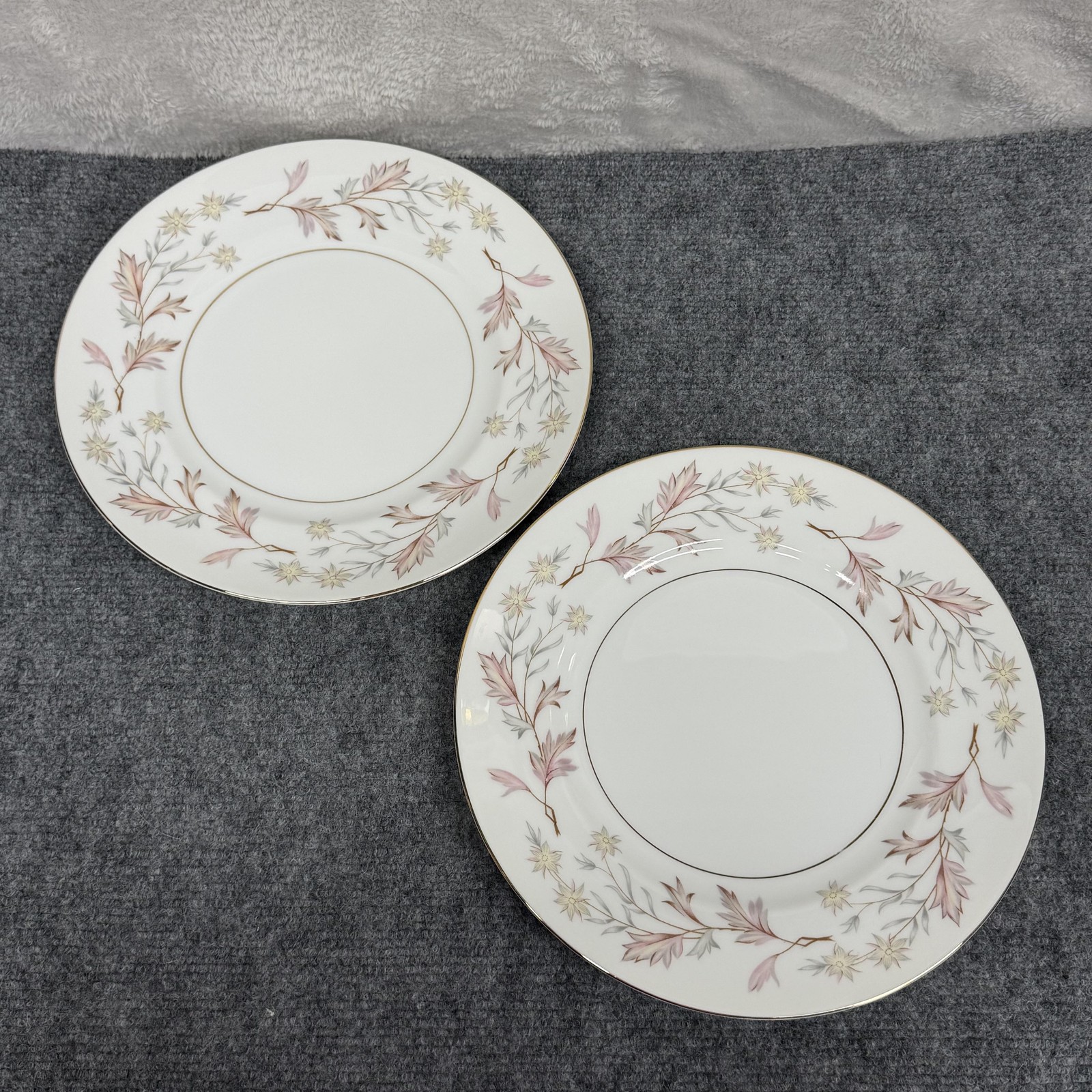 Vintage Harmony House Woodhue Dinner Plates SET OF 10 Fine China 10 1/4″ Japan