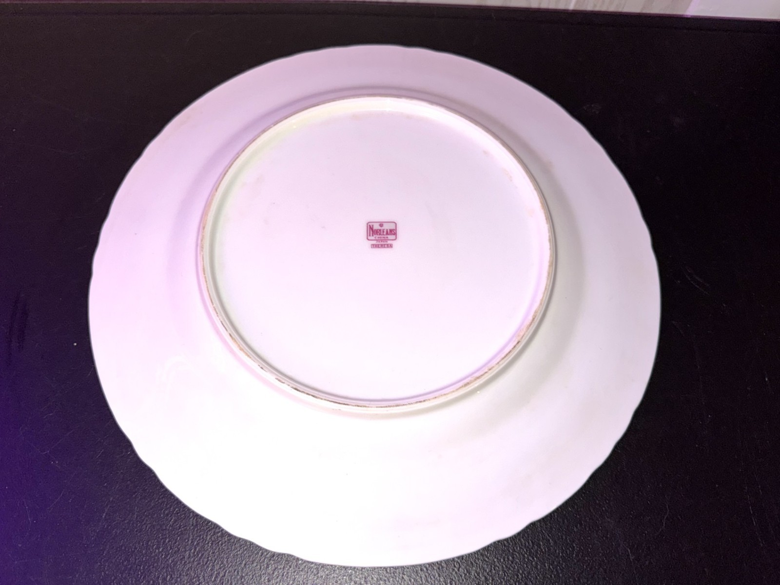 VINTAGE NORLEANS THERESA JAPAN 12″ CHOP PLATE ROUND PLATTER FINE CHINA 1964-