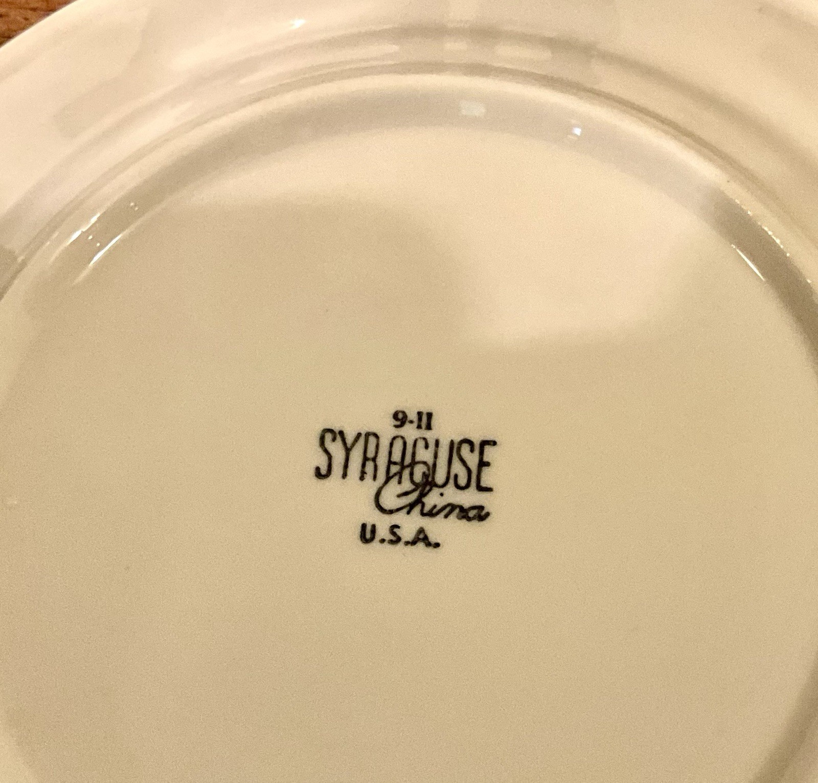 (6-pcs) 1954 Syracuse China Dewitt Clinton Pie/Dessert Plates 7-1/8” EXCLNT