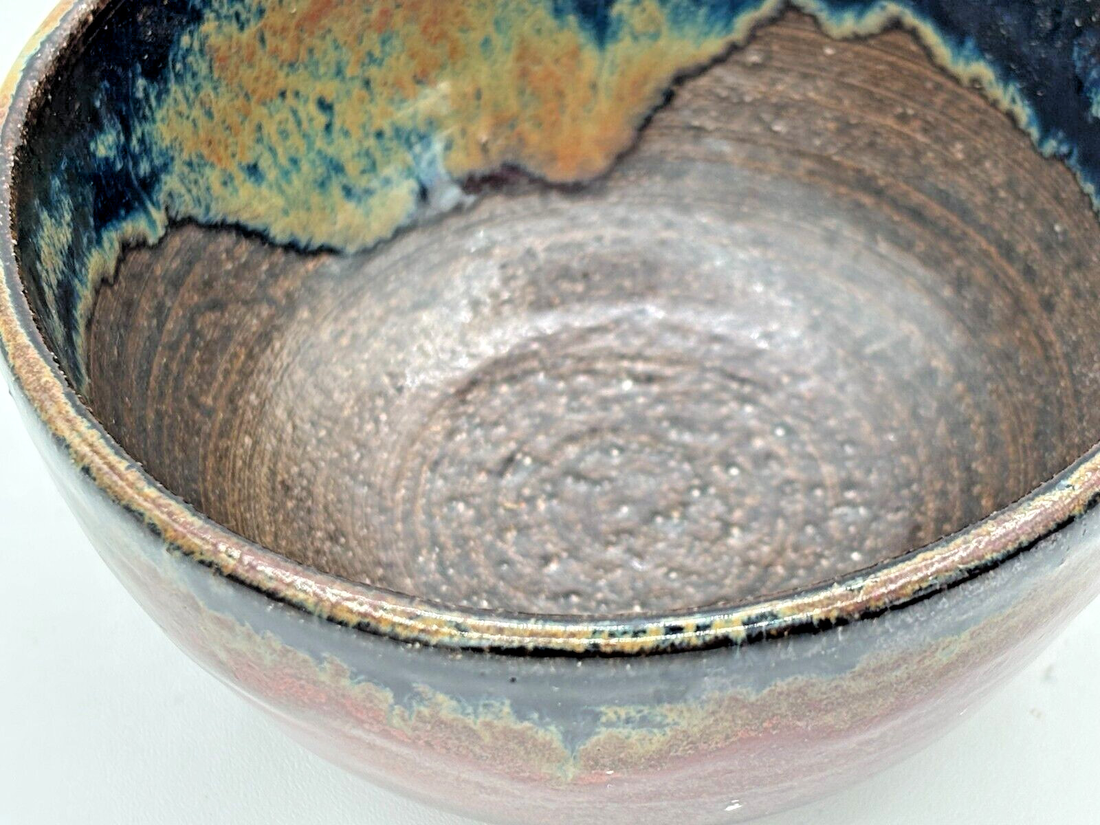 Stoneware Snack Bowls Firewood Kiln Glaze Set of 3 Wheel Thrown Studio Art