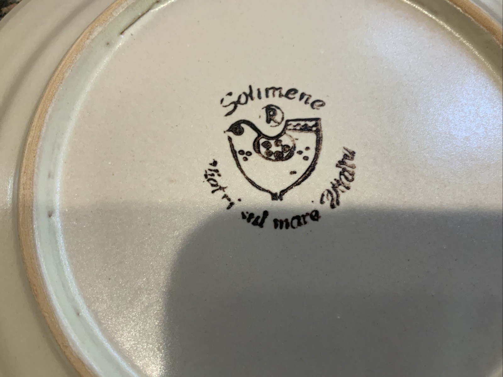 One Campagna Vietri Solimene 8″ Salad Plate Chicken Blue Multiple Available