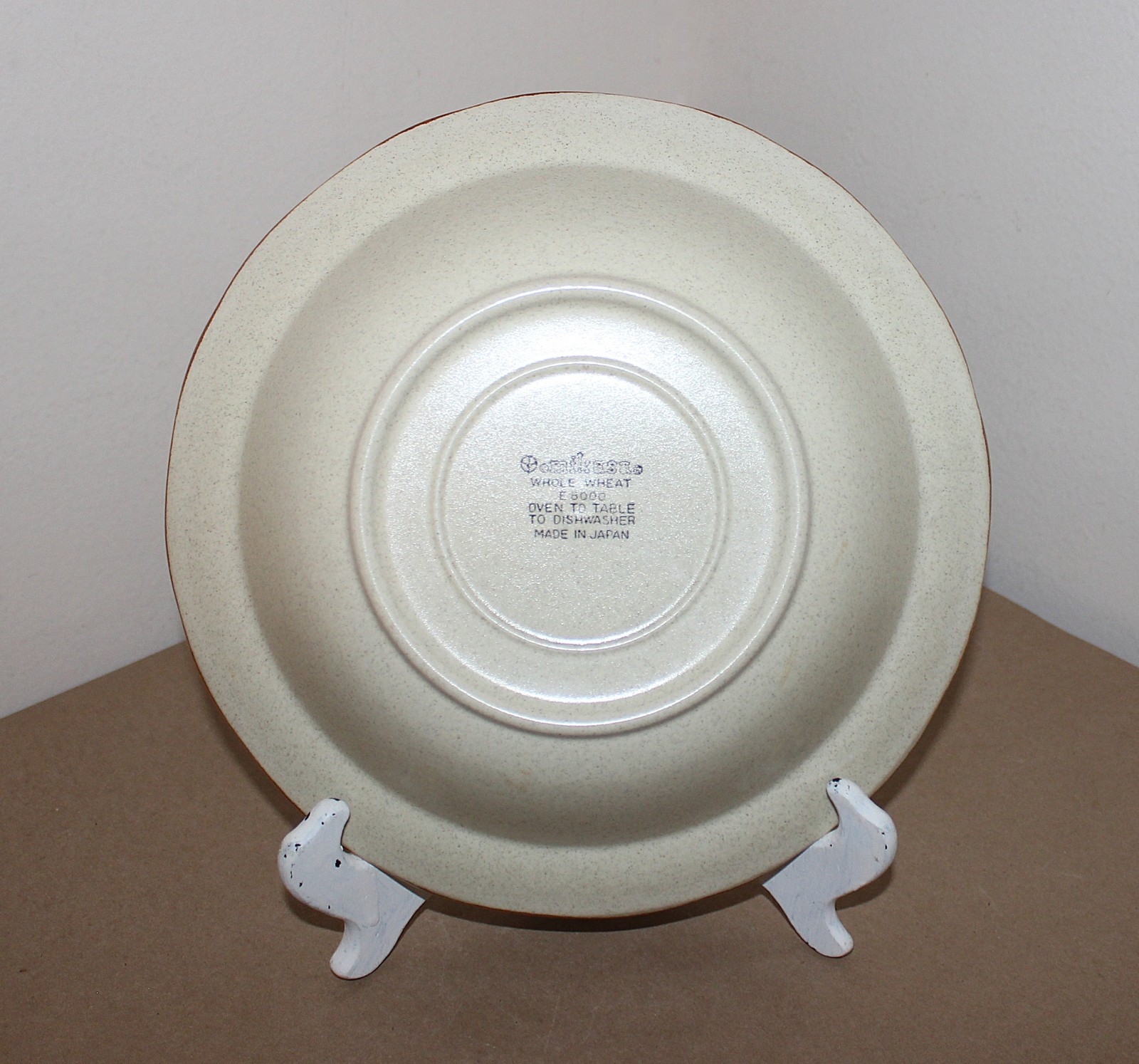 Mikasa Whole Wheat E800 Stoneware Serving Platter 12.5″ & Serving Veg Bowl 9.75″