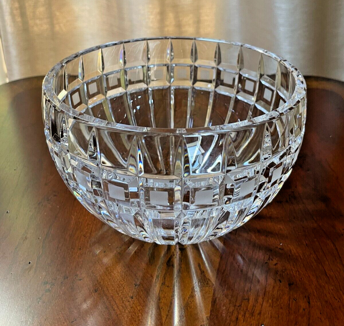Marquis by Waterford Crystal Quadrata 7.5 in Bowl Centerpiece