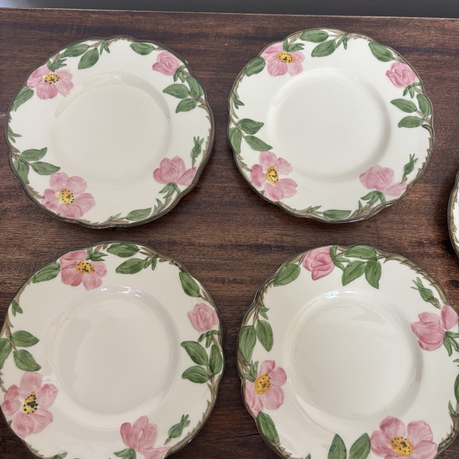 Franciscan Desert Rose Bread And Butter Plate 6 1/2″ – Set of 8 – Made in USA