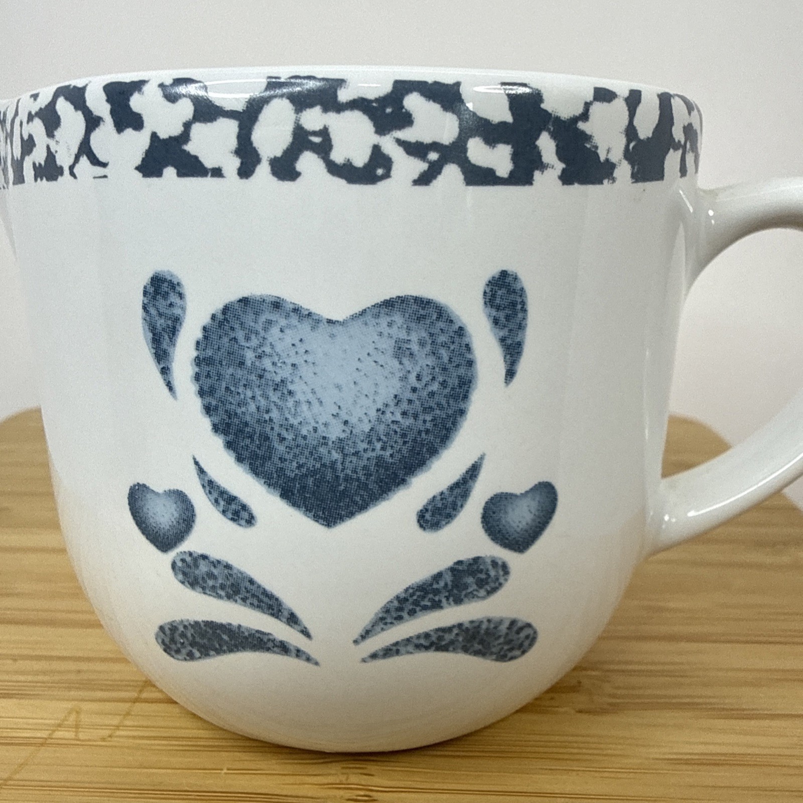 Jay Imports Corelle Coordinates “Blue Hearts” Creamer Pitcher 3” Cottagecore VTG