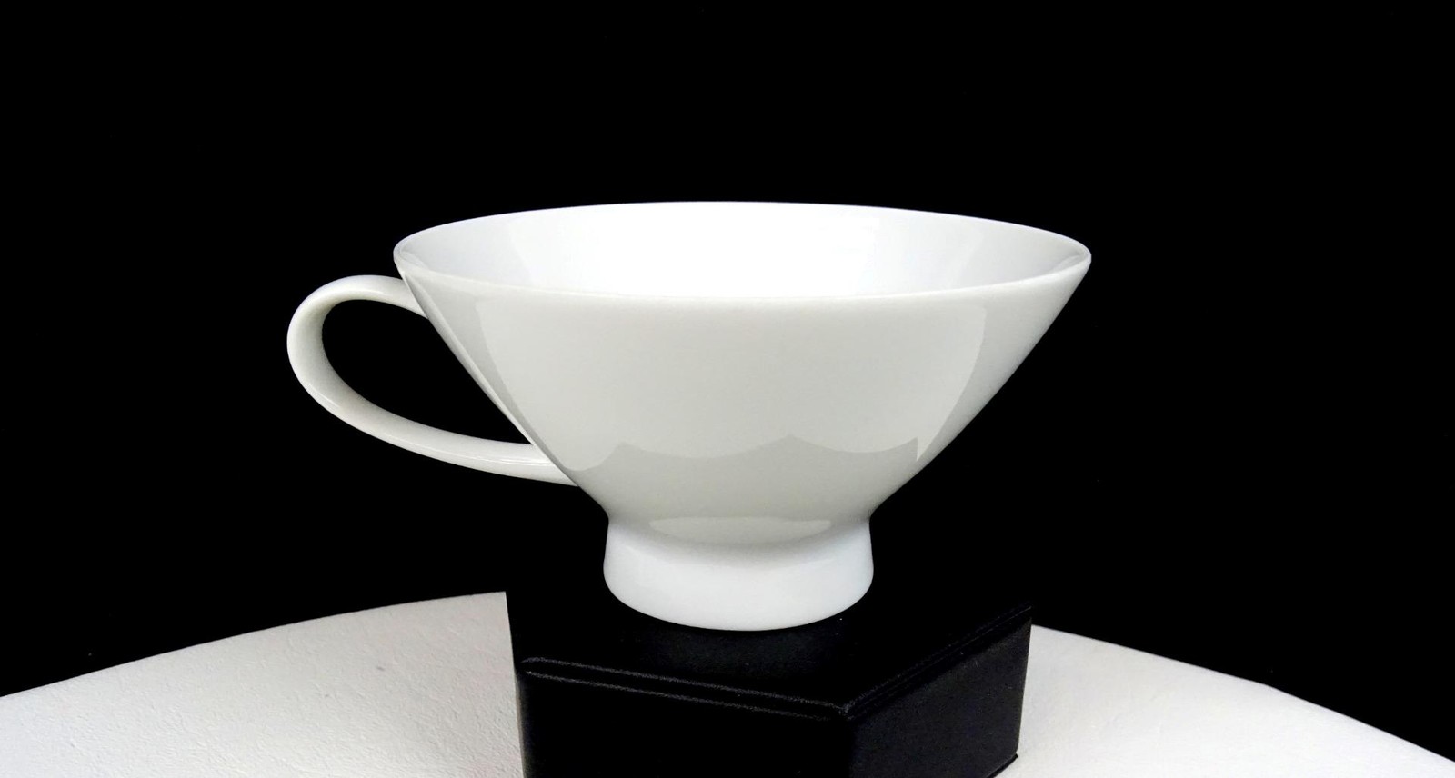 Rosenthal Continental Porcelain Lace Antique Vintage 2.2″ Cup & Saucer Set 1963