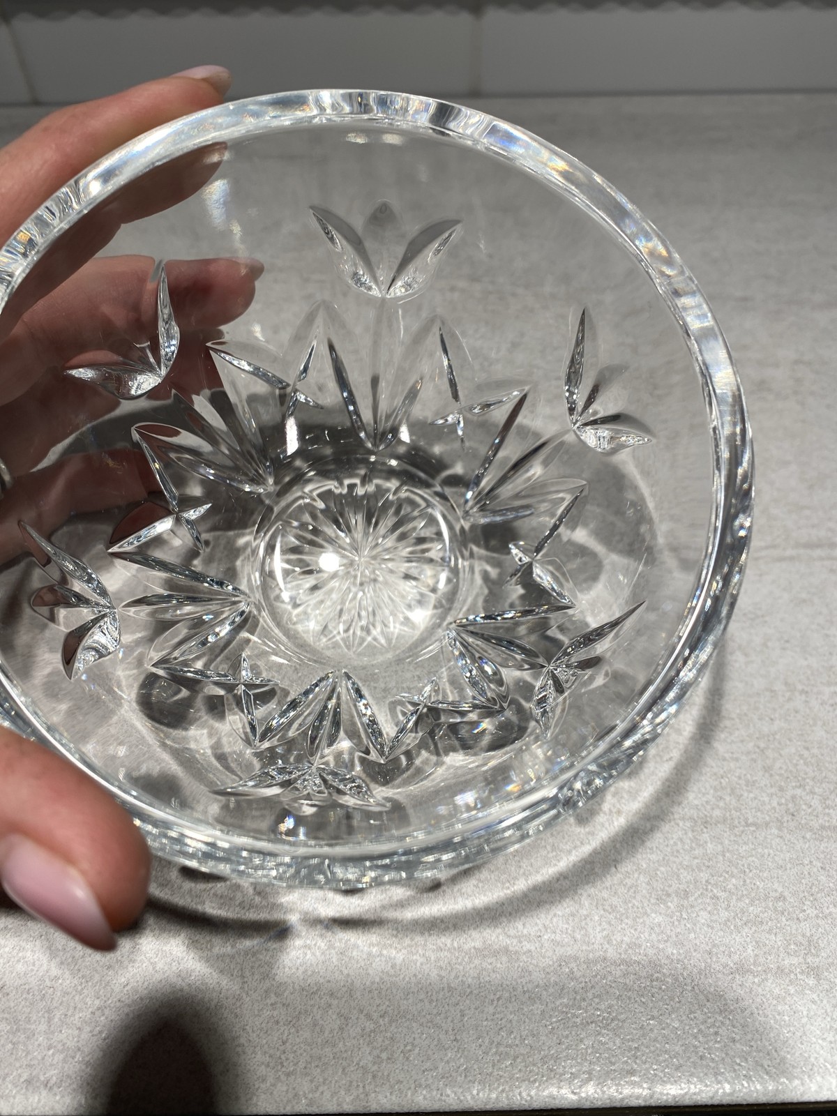 Waterford Crystal Tulip Bowl 4 Inch Small Serving Dish Nut Candy