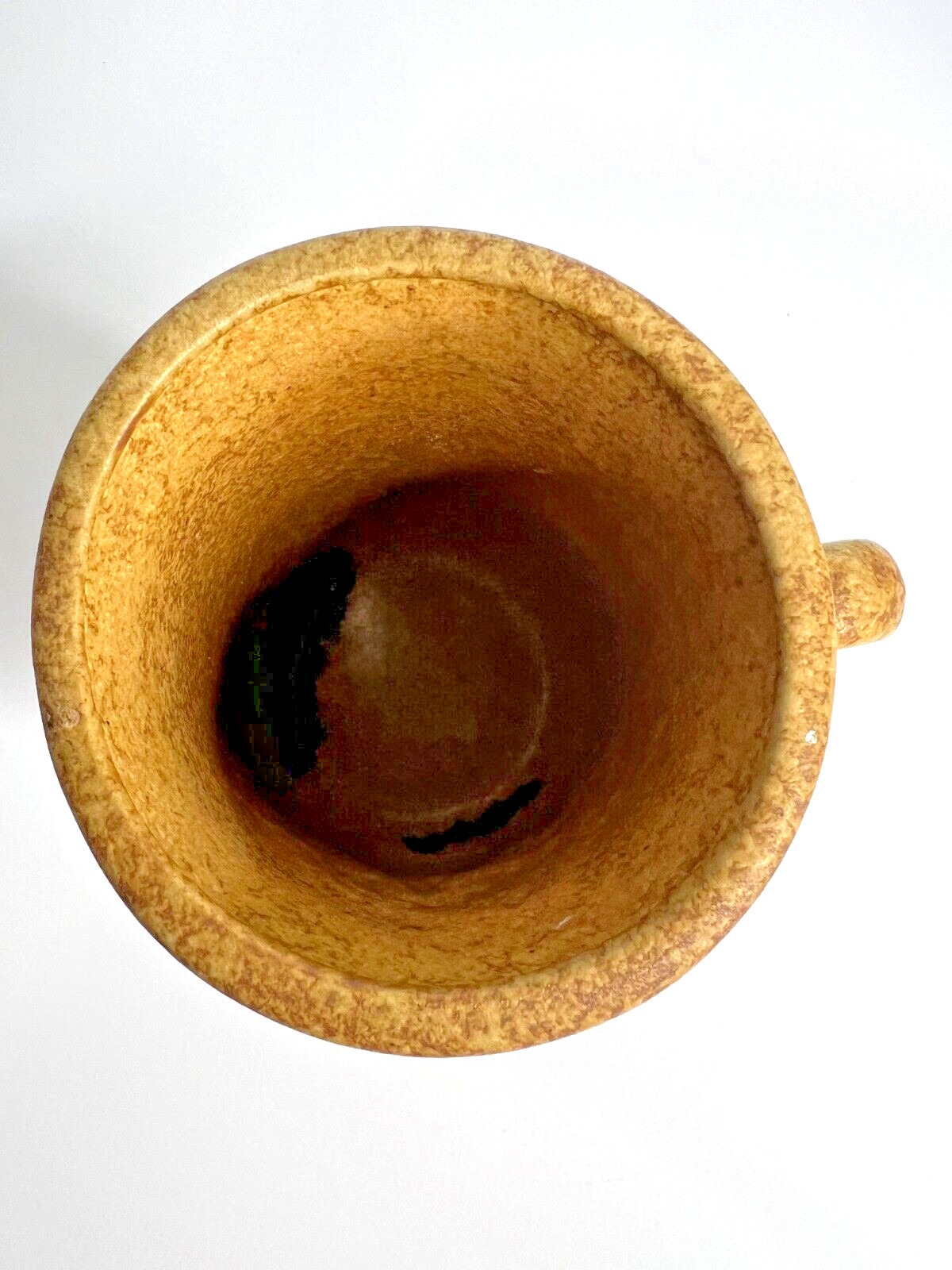 Ugly Funny Face 3D Coffee Beer Mug Art Pottery Stoneware Studio Art Eyebrows