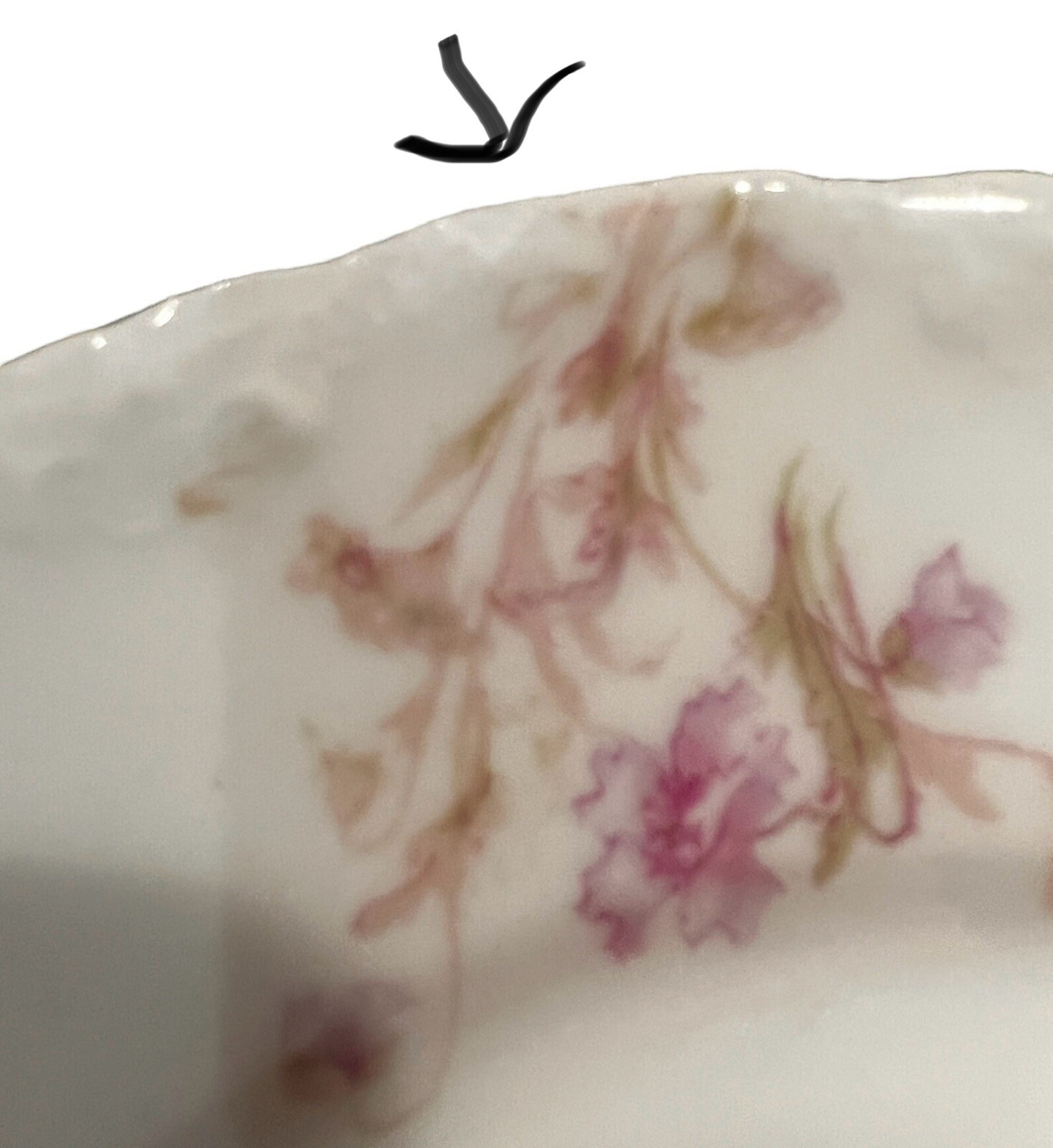 Antique Theodore Haviland Limoges Wall Plates Schleiger Wild Roses READ Set Of 2