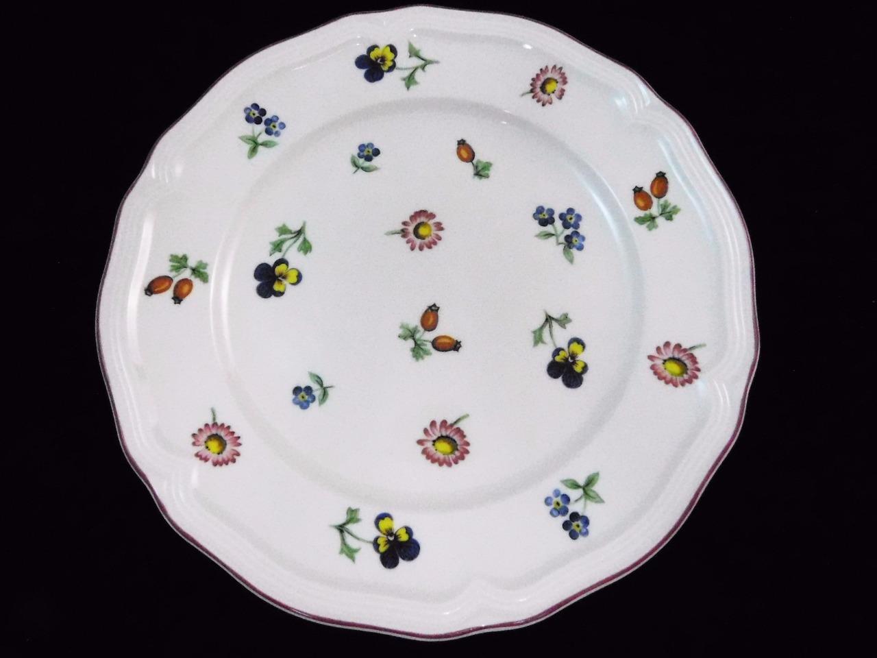 Villeroy & Boch PETITE FLEUR Salad Plate Embossed Rim