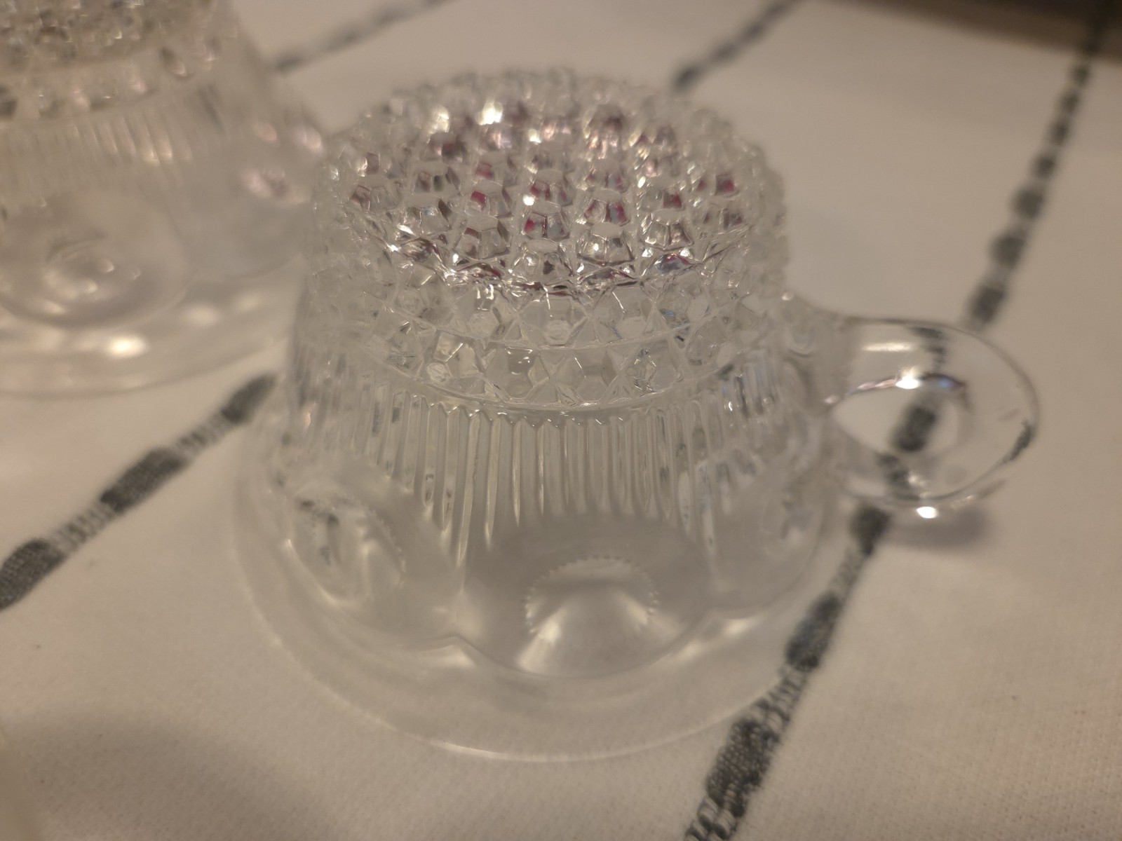 Clear Glass Tea Cup Set Of 4