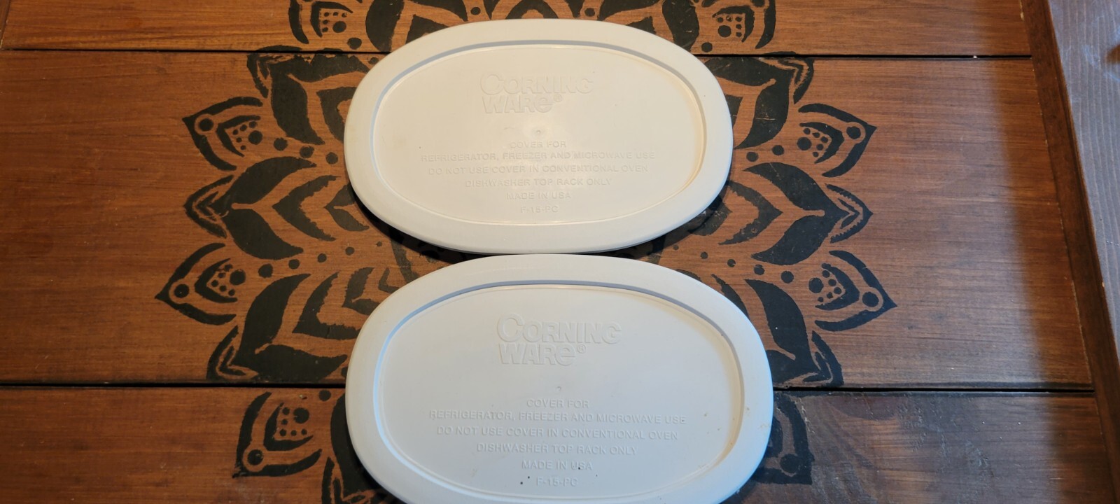 Vintage Corning Ware Lids lid Plastic Storage REPLACEMENT Square Round Oval F PC