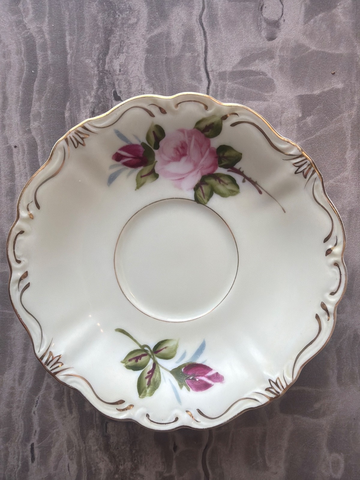 Vintage occupied Japan Hand Paint saucer