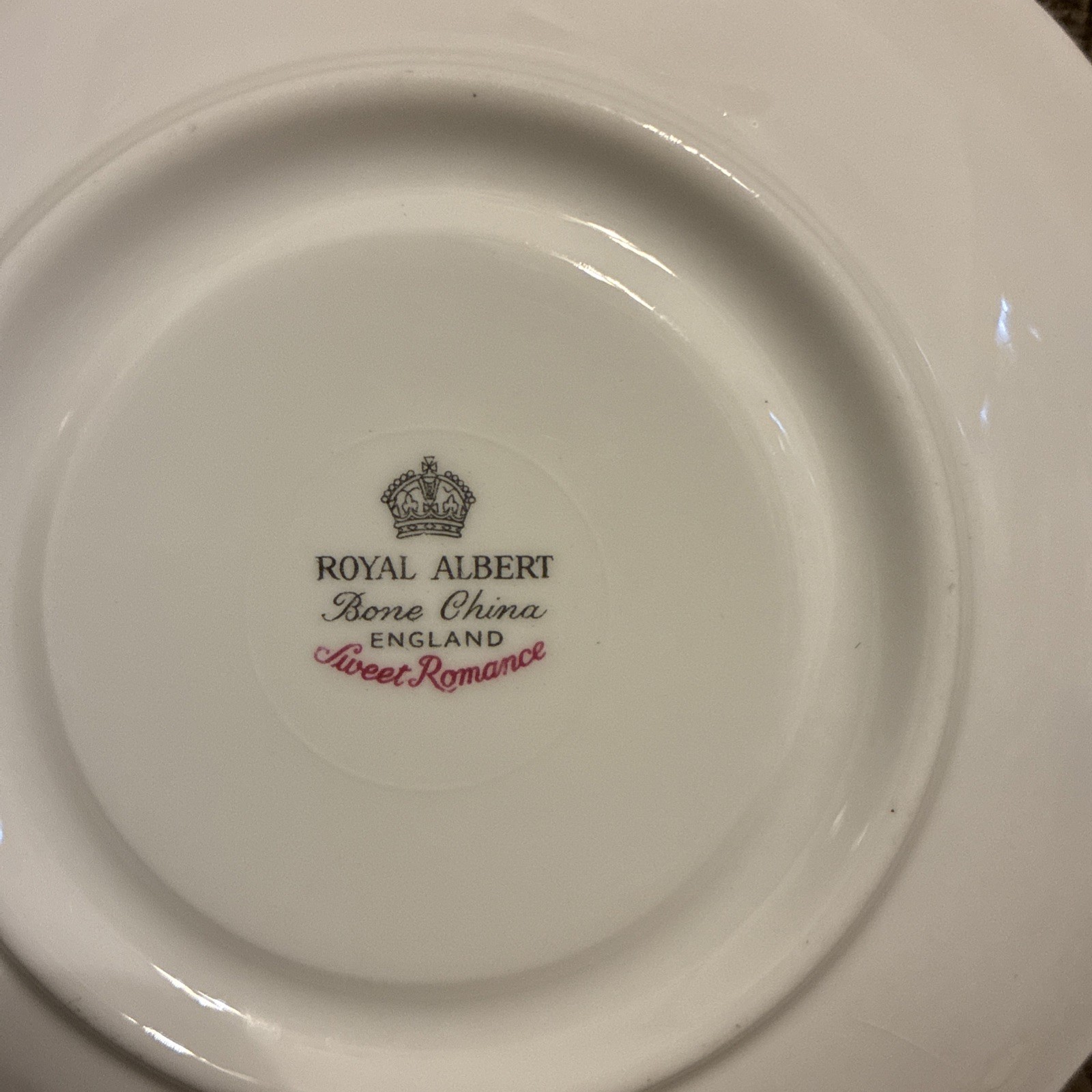 Royal Albert Creamer and Saucer Sweet Romance England