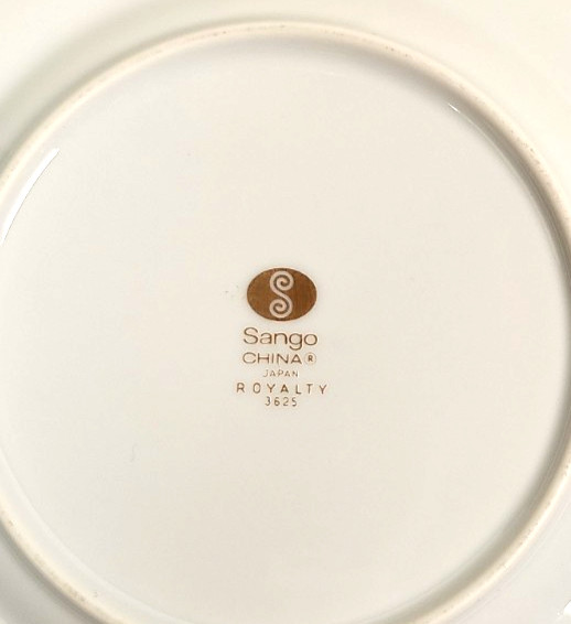 VTG Sango Royalty 3625 Bread & Butter Plate 6.5 in Gold Trim Japan