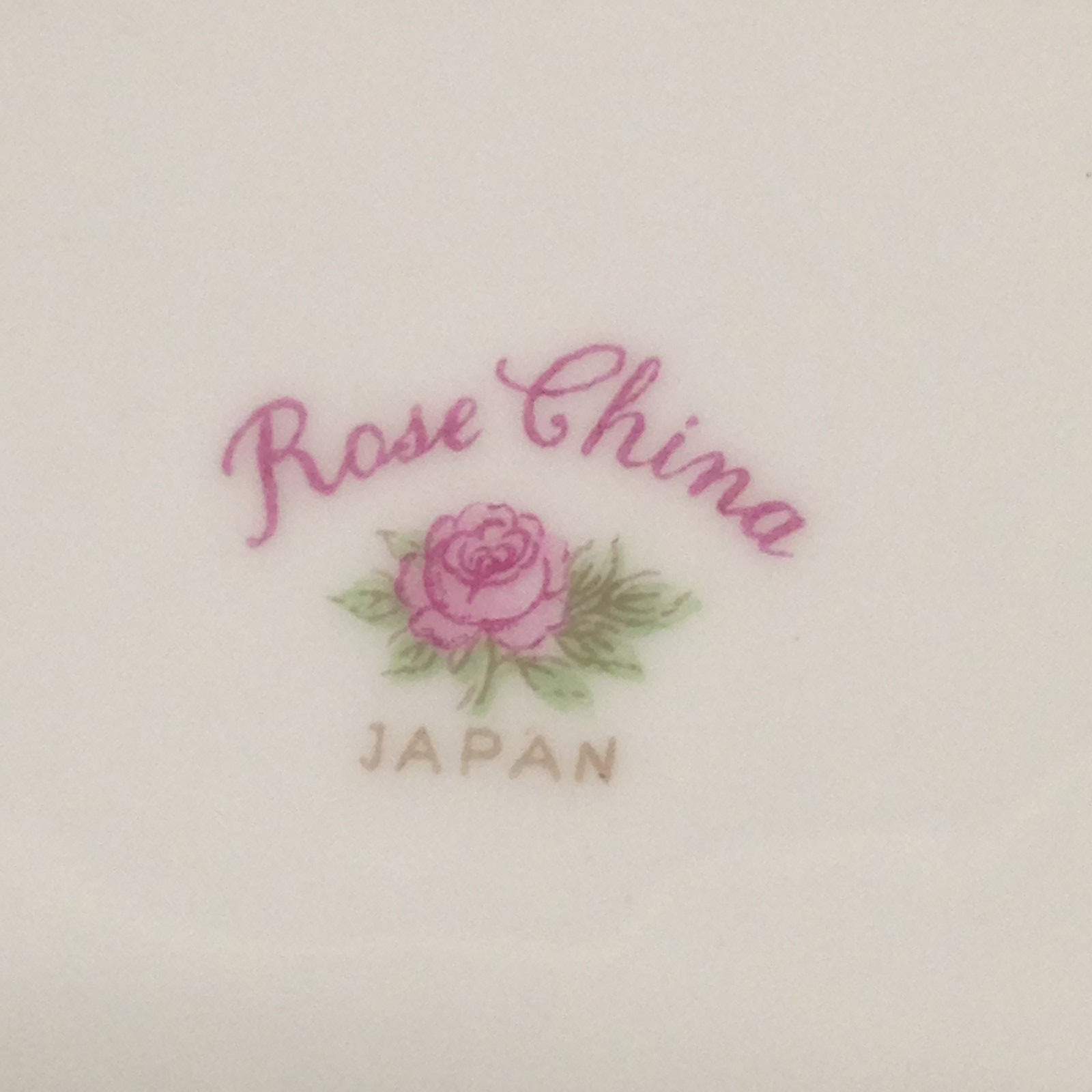 ROSE CHINA JAPAN “RO2″ 6 1/2” BREAD PLATES – BLUE TAN FLORAL BORDER URN BASKETS