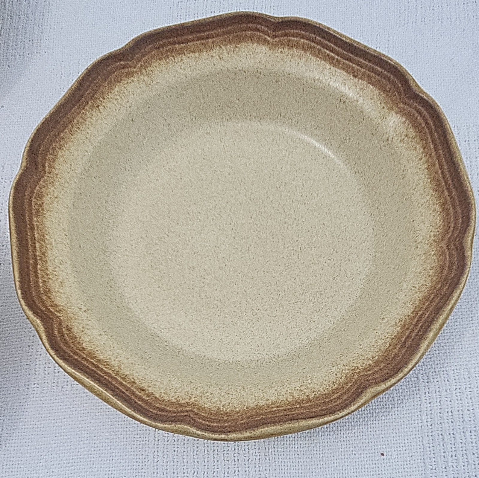Mikasa Whole Wheat E8000 Stoneware Bowl Dishwasher & Oven Safe Beige Brown