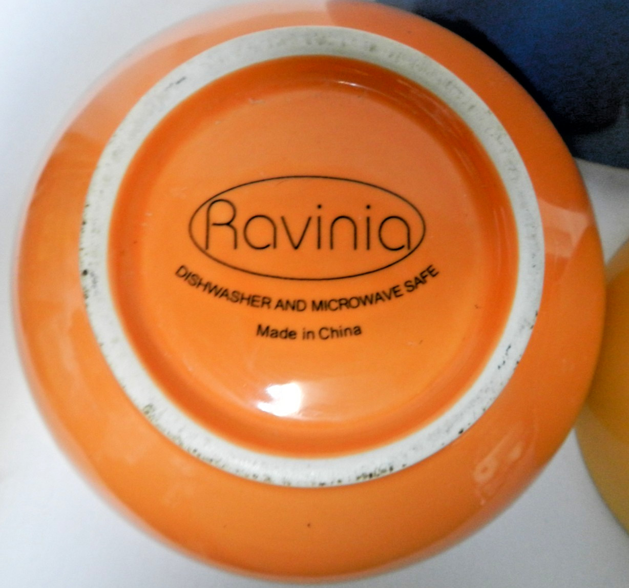 Ravinia Set 3 Spouted Nesting Bowls Mixing Baking yellow orange blue Dish Micro