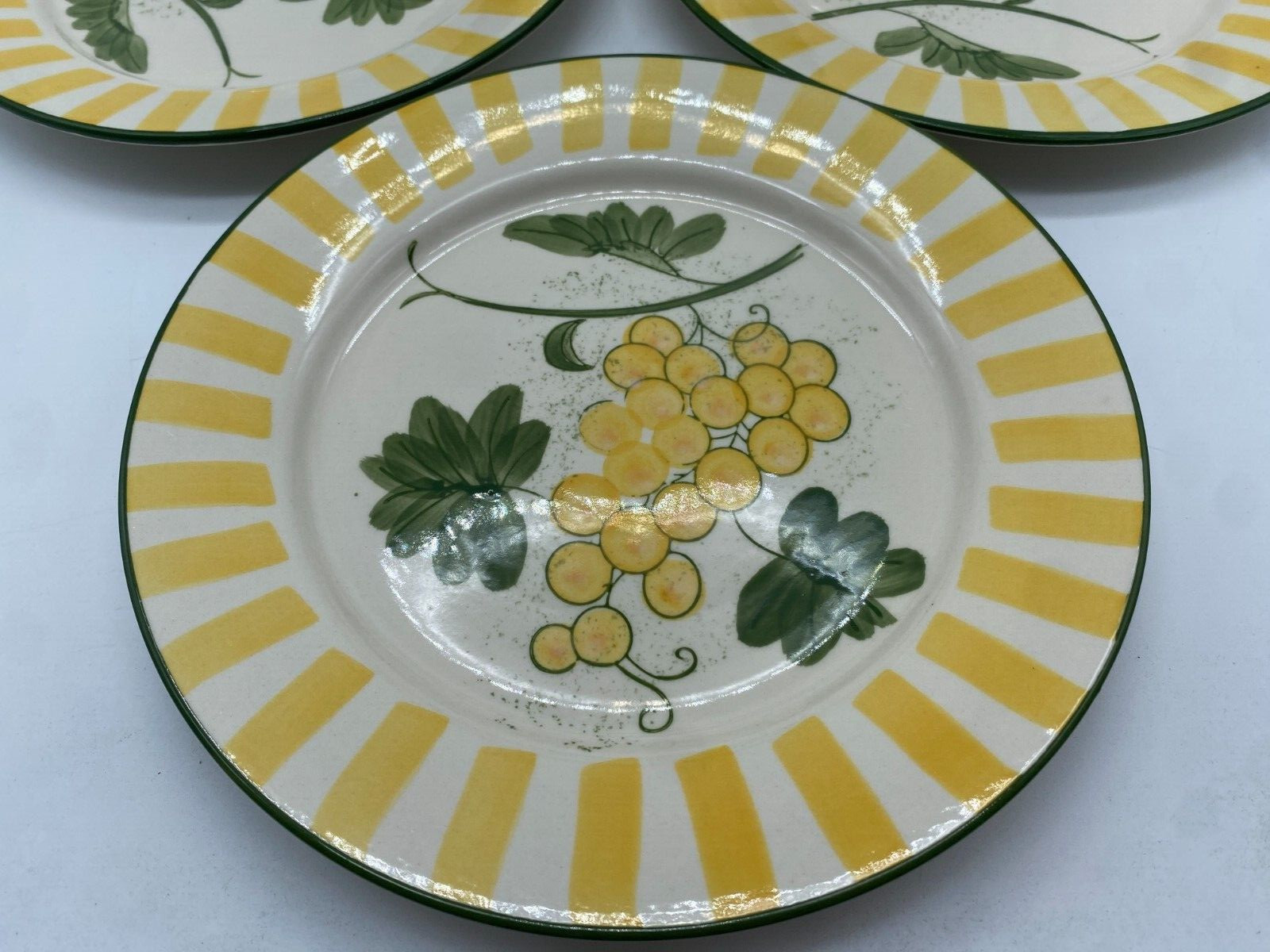 Lidia Bastianch Grappoli Stoneware 8″ Plate Set of 4 A95
