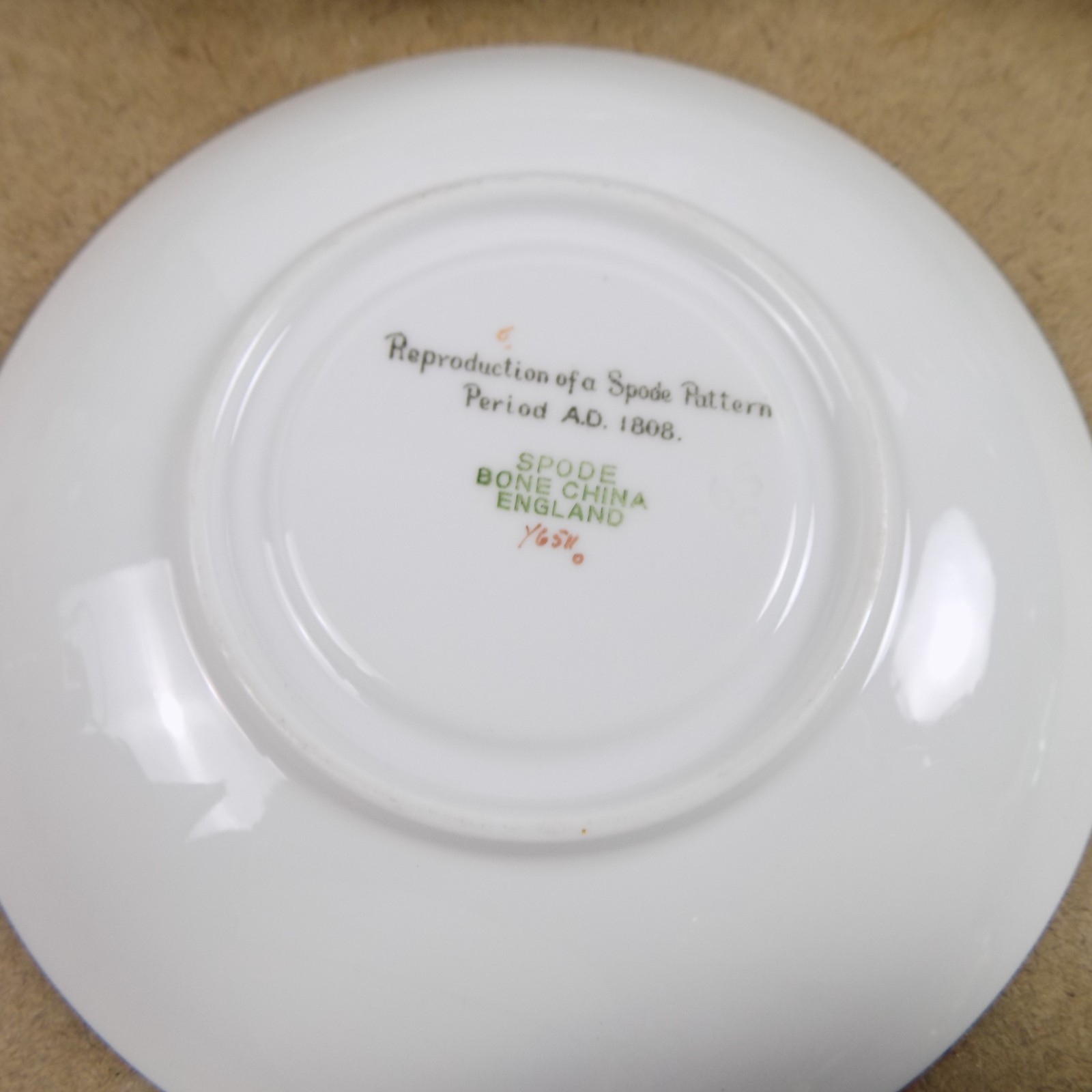 12 Spode Kent Celadon Cups & Saucers Pattern Period AD 1808 Reproduction