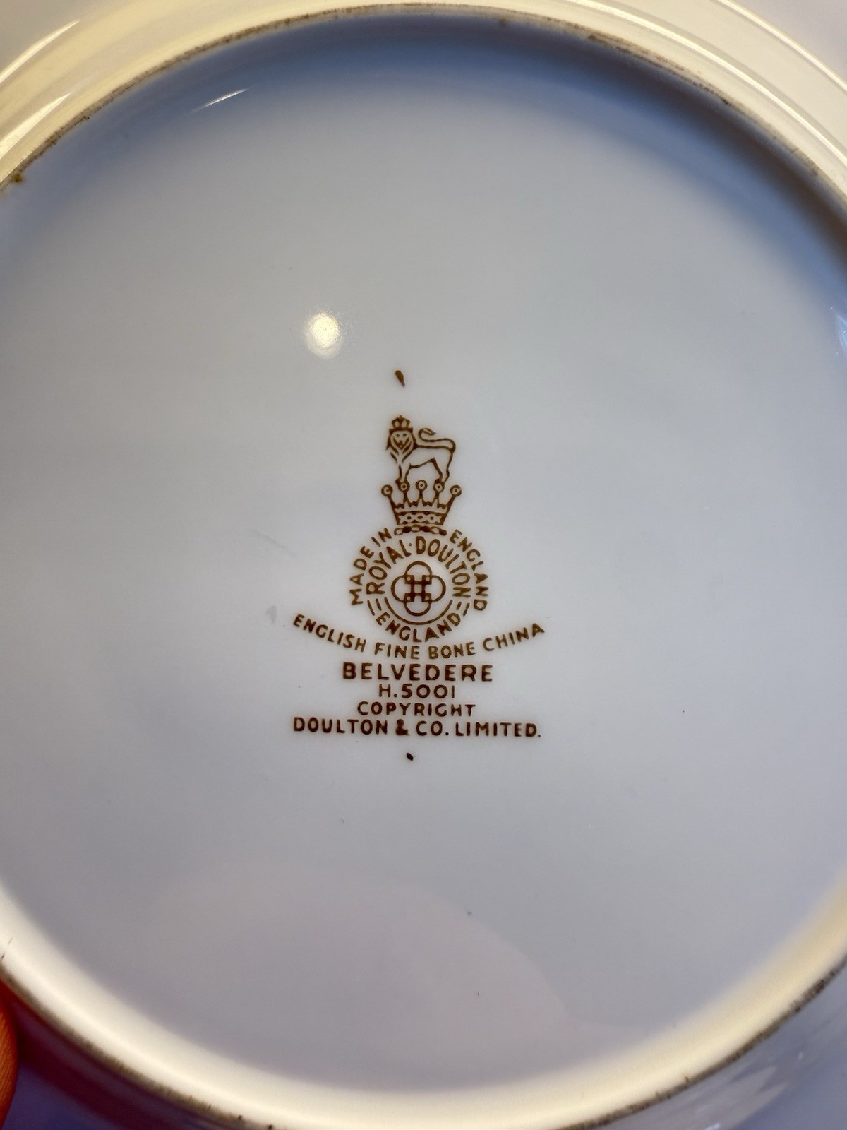 72pc Royal Doulton BELVEDERE H5001 China Set – Service for 12+ – Pristine Gold