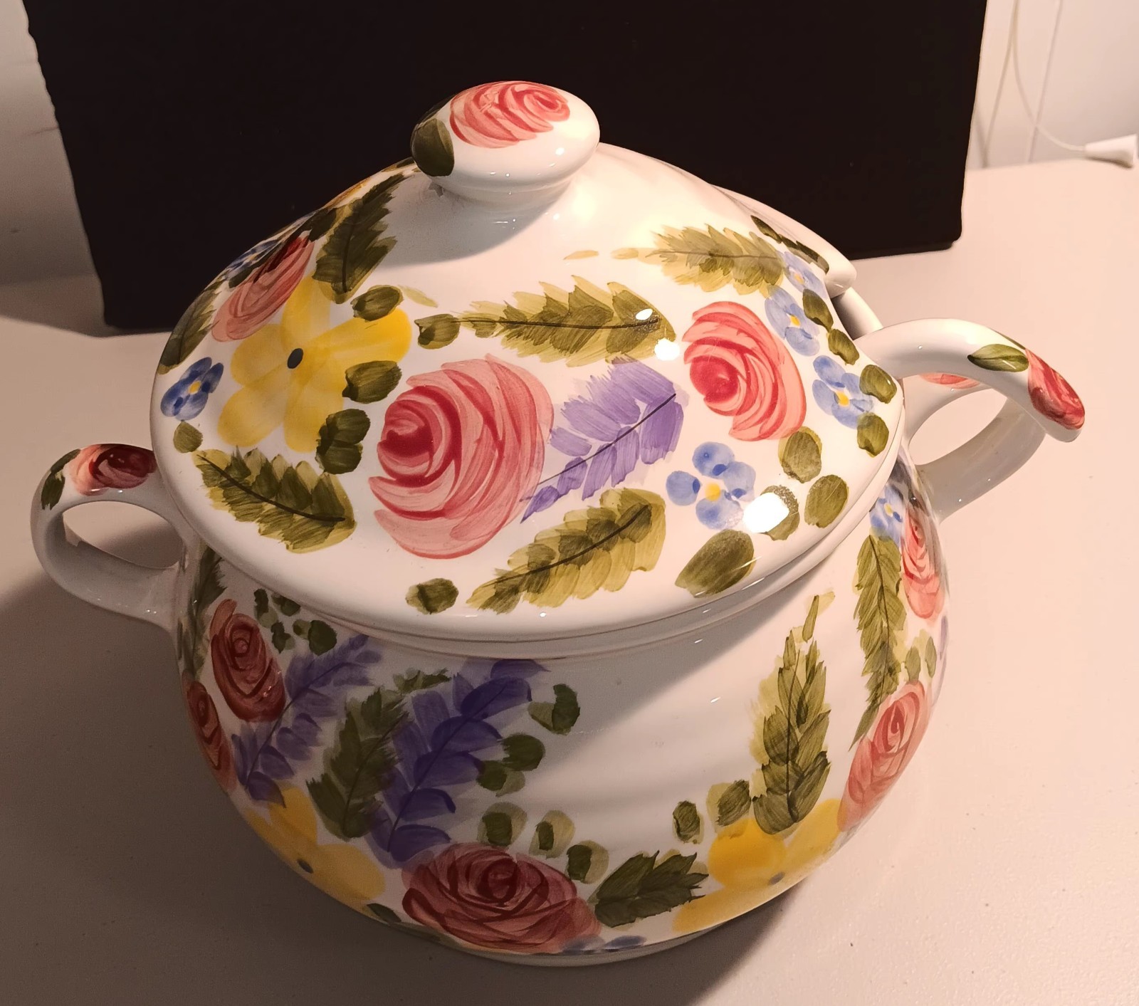 Soup Terrain with Ladel by Jardine Pottery