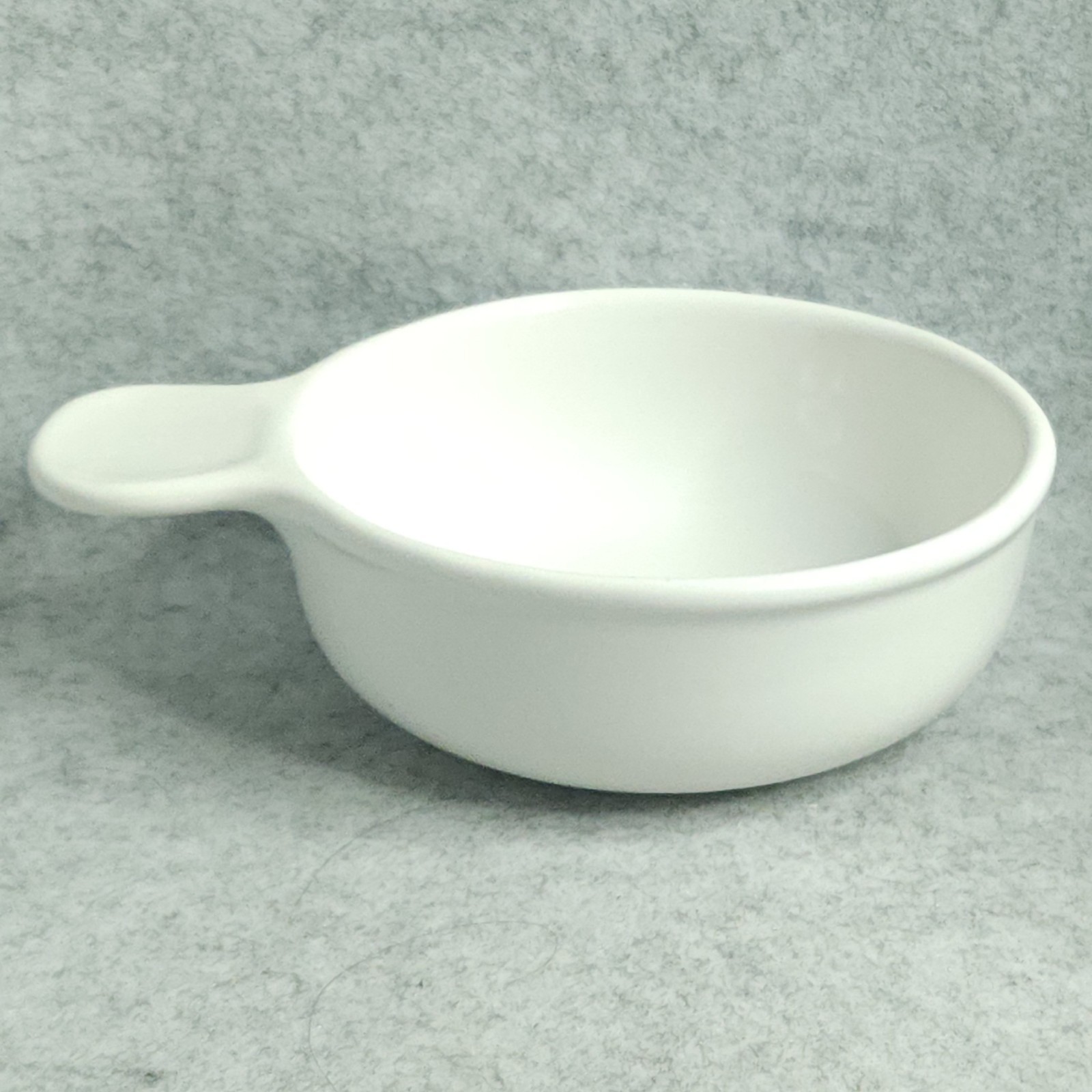 CorningWare French White 15 oz Stoneware Grab It Soup Bowl With Handle