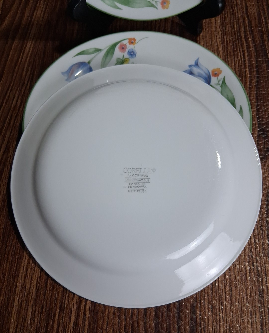 Corelle by Corning Fresh Cut 7¼” Salad Side Bread Dessert Plates Floral Set of 5