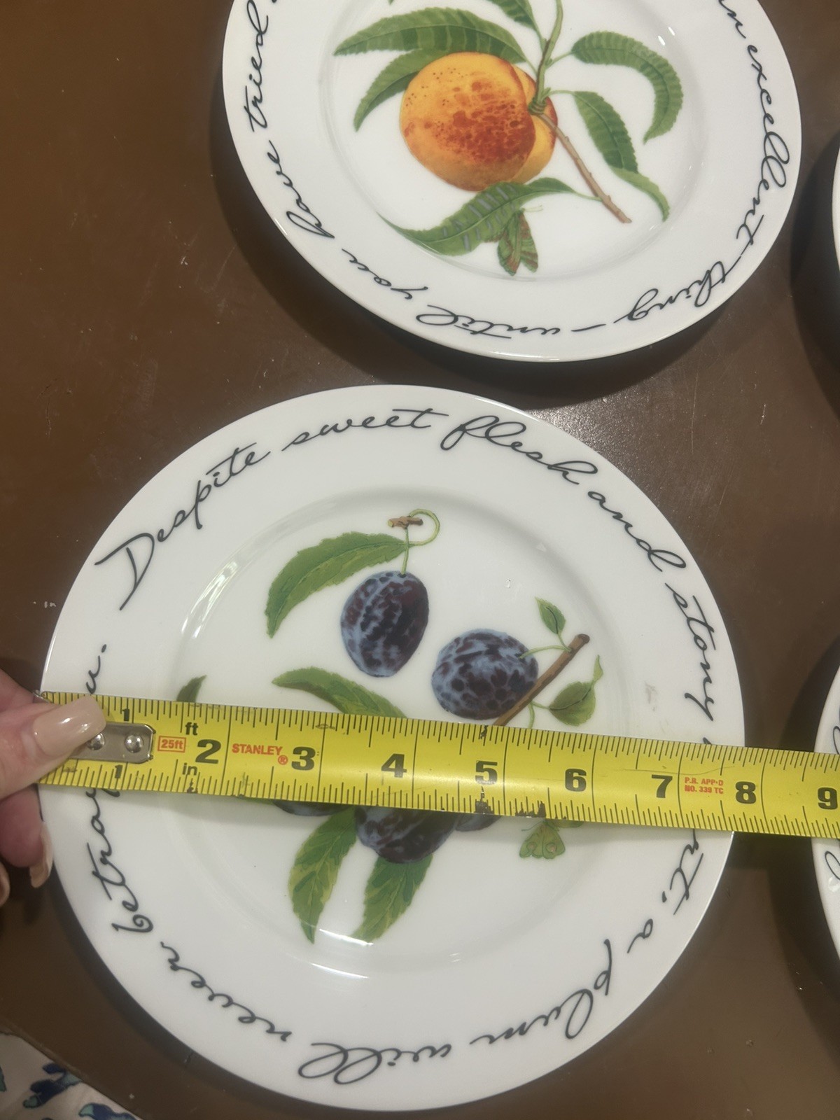 Orchard Suite by Williams-Sonoma SALAD PLATE 7 3/4″ SET / 4