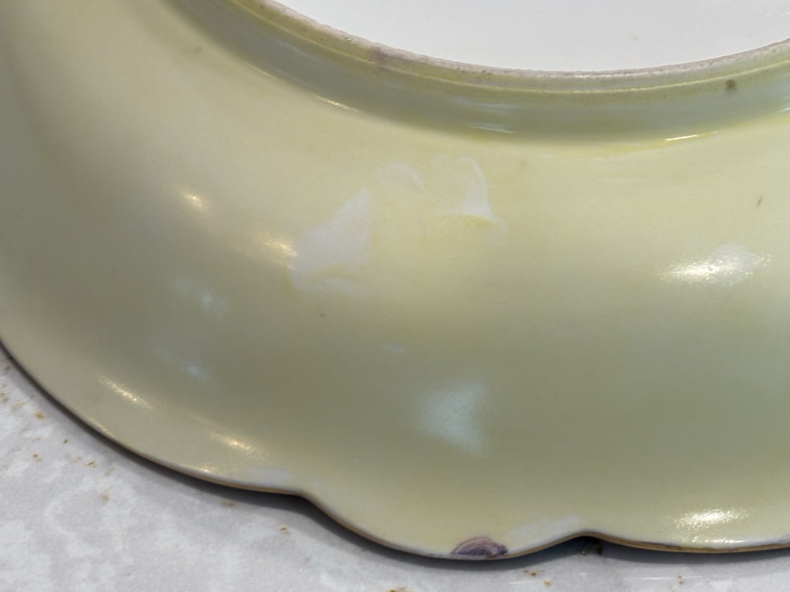 Antique Limoges France Hand Painted Pink Roses Bowl Artist Signed Gold 10.5