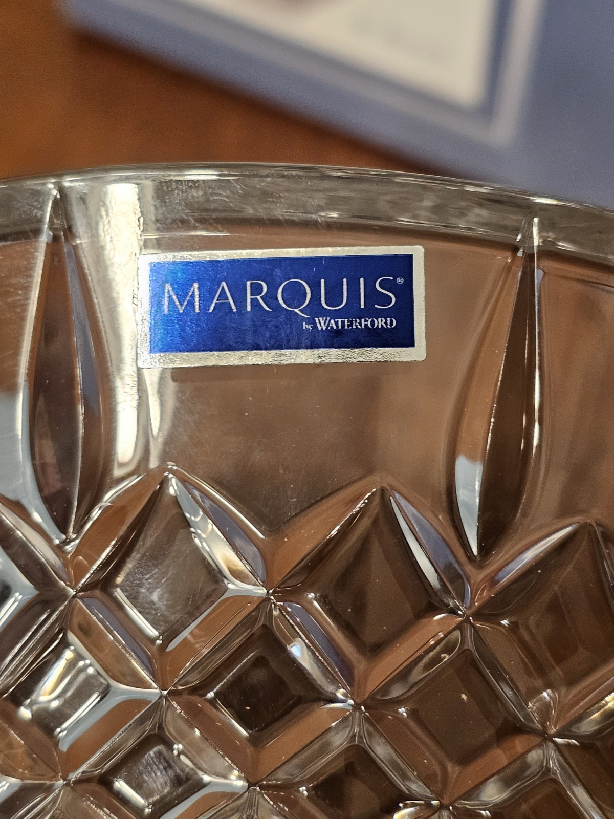 Waterford Crystal Marquis 8” Bowl Shelton Collection New with Original Box