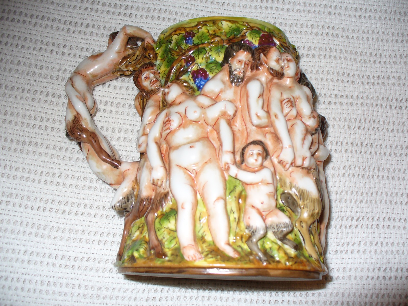 Capodimonte Mug/Stein (5.5″ x 6″) Erotic Figures