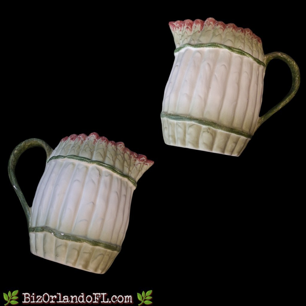 VINTAGE: Seymour Mann “Vegetable Garden” Asparagus Pitcher 1994