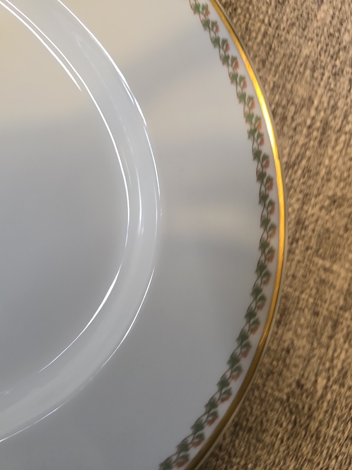 Haviland Limoges LISBON Large 16″ Platter Gold Trim Rare