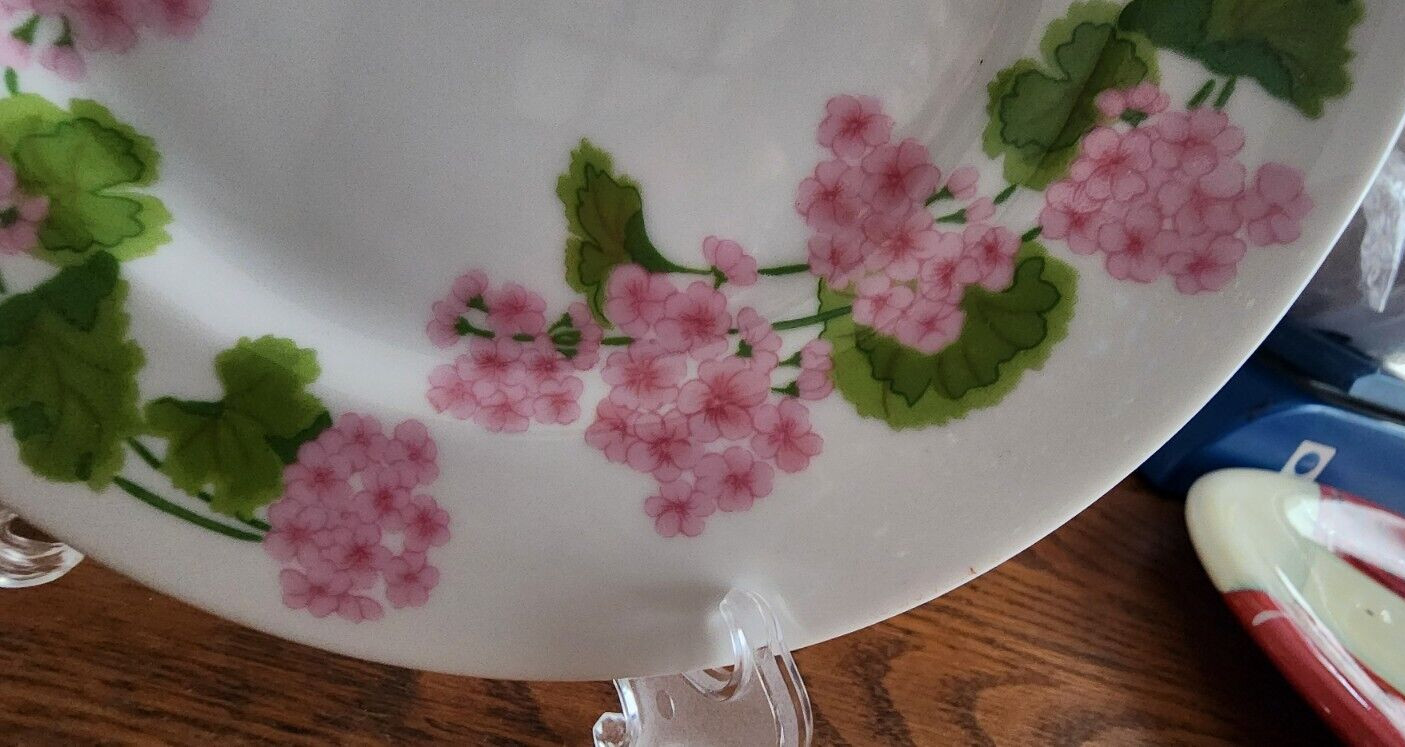 Because Salad Plate (s) 7 1/2″ Round Mikasa L9006 Japanese White Pink Green !