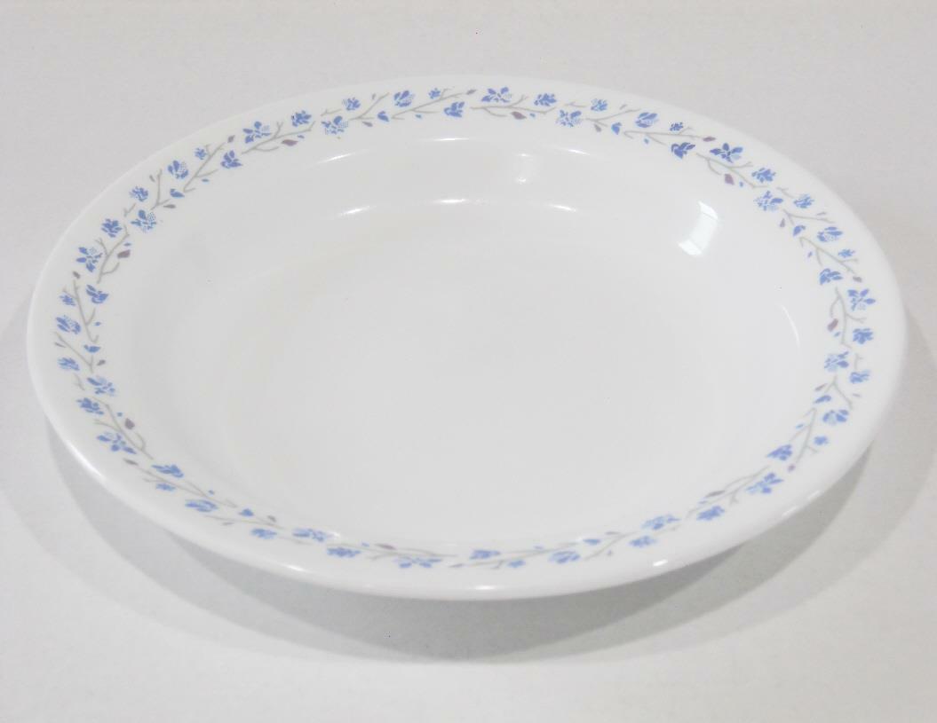 *NEW Corelle LILAC BLUSH 15-oz Flat Rim SOUP BOWL Pasta Stew *Purple Blue Floral