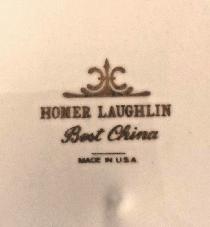 HOMER LAUGHLIN GPPA Workers AFL-CIO Cobalt Blue & Gold Plate-Beautiful!