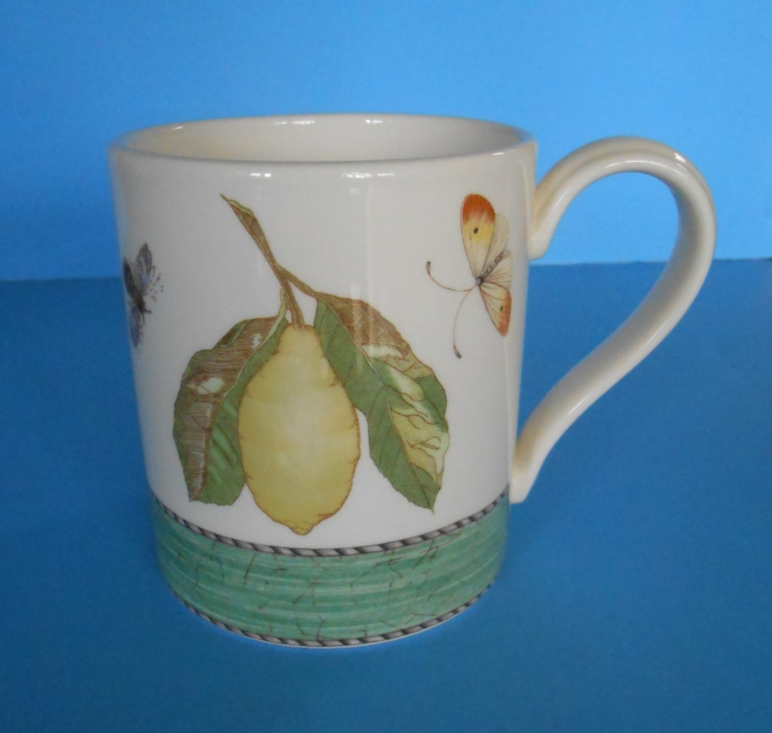 Wedgwood Sarah’s Garden 16 Oz Mug Queen’s Ware 1997 England Wine Jelly Recipe