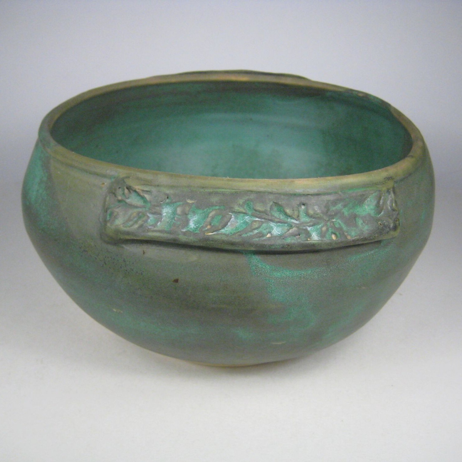 BAW Hand Made Ceramic Bowl 9 in Pottery Art Home Decor Handmade Signed