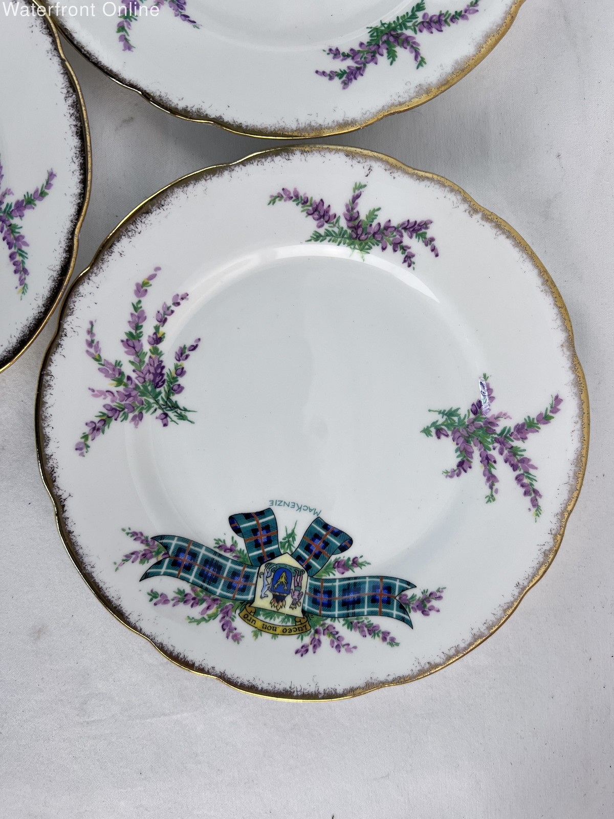 Royal Stafford Tartan Series MacKenzie Bone China 6.5″ Plate Set of 5